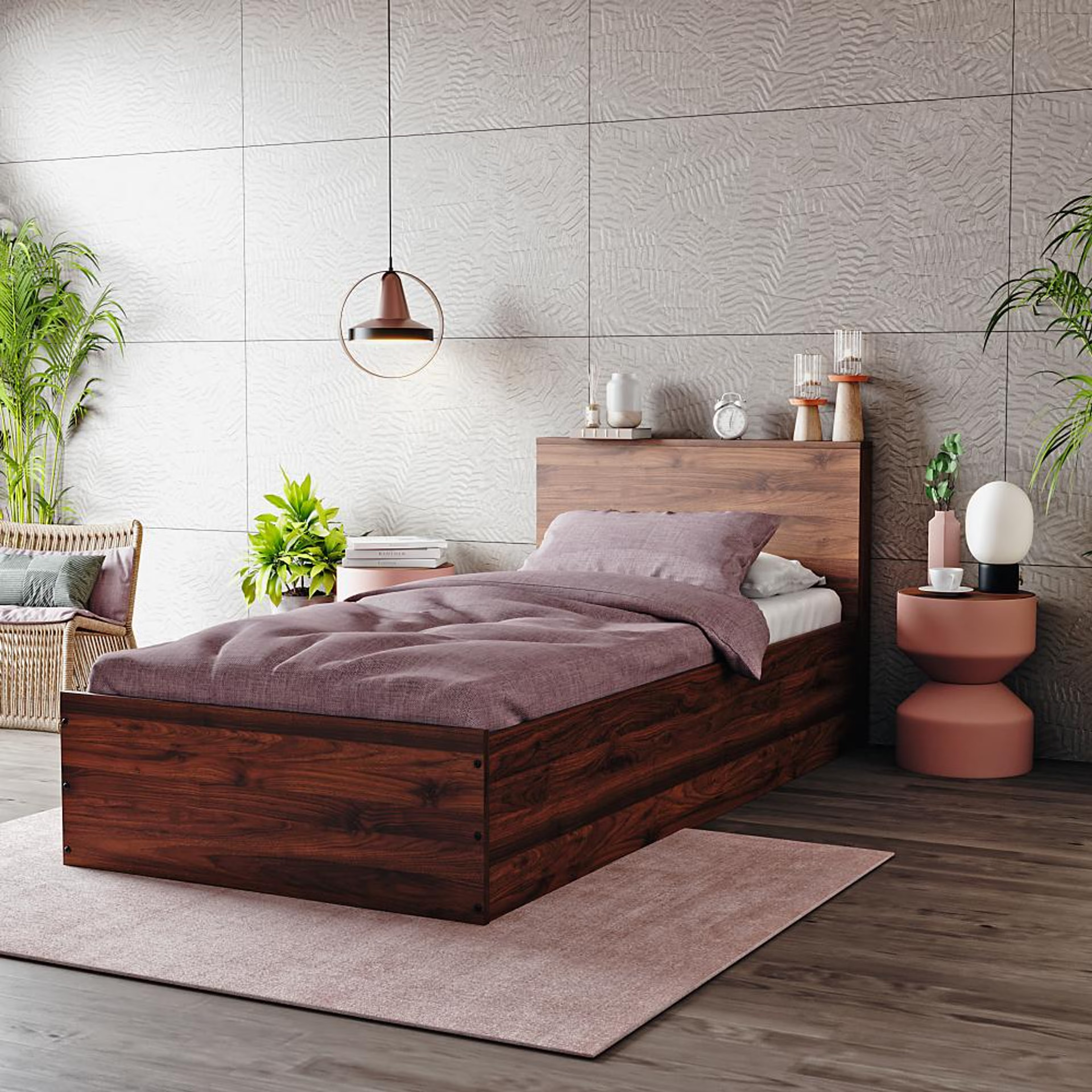 Single Size Beds | Globe Furniture & Lightings | Single Size Bed shpwroom in hyderabad , Single Size Bed showroom in miyapur , Single Size Bed furniture showroom in hitech city ,Single Size Bed showroom in gachibowli , Single Siz - GLK4440