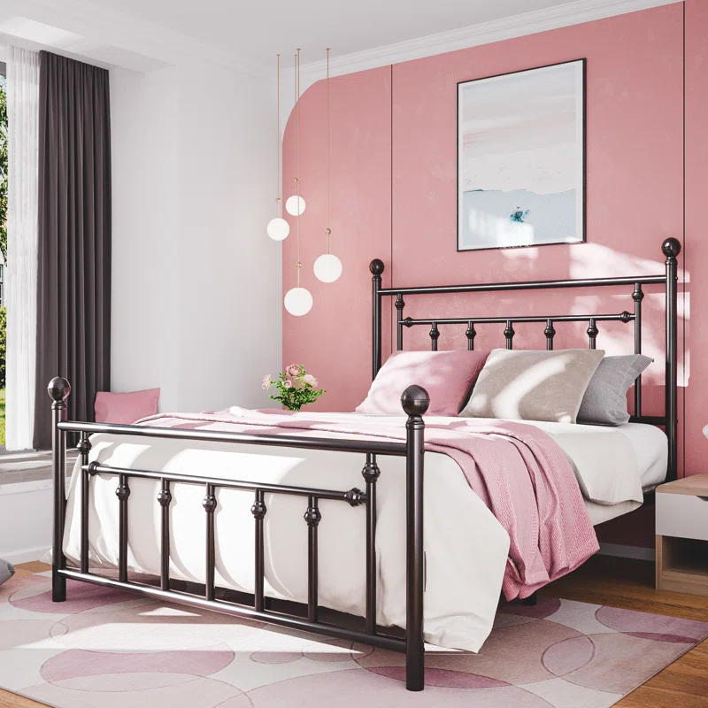 Metal Bed | Globe Furniture & Lightings | Metal Bed showroom in hyderabad , Metal Bed showroom in miyapur , Metal Bed showroom in hitech city , Metal Bed showroom in gachibowli , furniture showroom in gachibowli - GLK4441