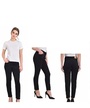 Ladies Black Trouser | A S COTEX CLOTHING PRIVATE LIMITED | Ladies Black Trouser Manufacturers In Delhi - GLK4493