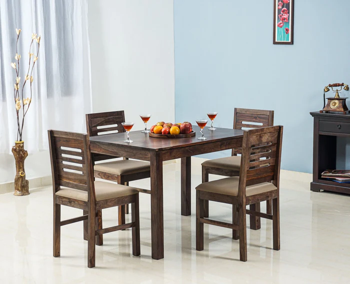 4 Seater Dining Sets | Globe Furniture & Lightings | 4 Seater Dining table showroom in hitech city , Dining table showroom in miyapur , Dining table showroom in kukatpally , furniture showroom in gachibowli ,Dining table showroom in  - GLK4442