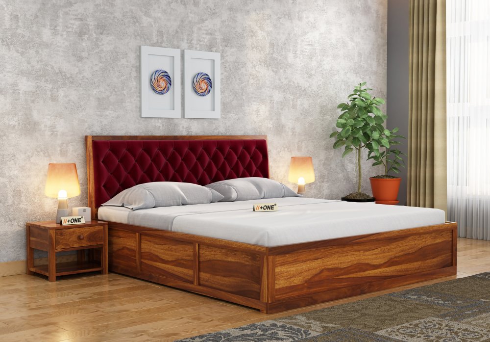 Solid Wood Bed Queen Size | Globe Furniture & Lightings | Queen Size bed showroom in hyderabad , furniture showroom in miyapur , Queen Size bed showroom in miyapur , Queen Size bed showroom in hitech city , Queen Size bed showroom in kuka - GLK4436