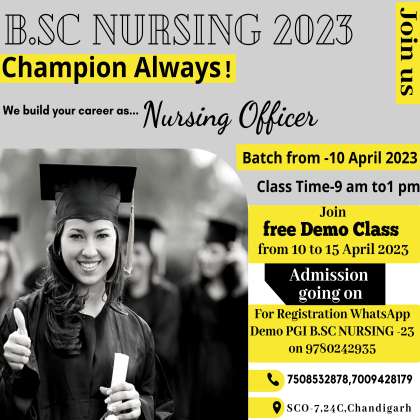 B.SC NURSING  ENTRANCE, bsc nursing coaching for pgi chandigarh,  pgi bsc nursing coaching, best nursing coaching for pgi nursing entrance, bsc nursing  entrance coaching for PGI AIIMS GMCH BABAFARID I