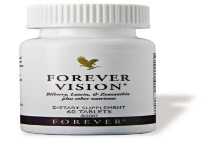  vision, pure 100% natural , VISION, FOREVER VISION, DIETRY SUPPLYMENT, supplement with bilberry, lutein and zeaxanthin, plus super antioxidants and other nutrients to help support normal eyesight and improve 