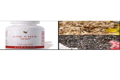 Forever Gin-Chia Ginseng and Chia Powerf, forever gin-chia, powerful antioxident, forever gin chia