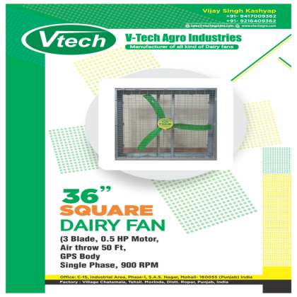 36 Inch Dairy Fan, dairy fans manufacturers in Punjab