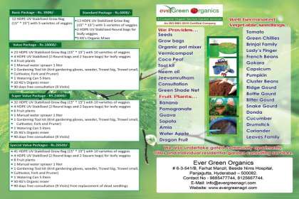 Evergreen Agro Tech, Organic Kitchen Gardening in hyderabad,Organic Kitchen Gardening in secunderabad,Organic Kitchen Gardening in madhapur,Organic Kitchen Gardening in kondapur,Organic Kitchen Gardening in jubilee hills