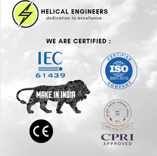 Empowering India: Your Trusted Source for CPRI, IEC 61439, ISO, IP65, and CE Certified Electrical Panel Solutions | Helical Engineers | CPRI Approved Panel Manufacturer, IEC Certified Electrical Panel, CE Approved Electrical Panel, ISO Certified Panel Manufacturer, Made In India Panel Manufacturer, MII Electrical Panel, IP65, IEC 6143 - GL116891
