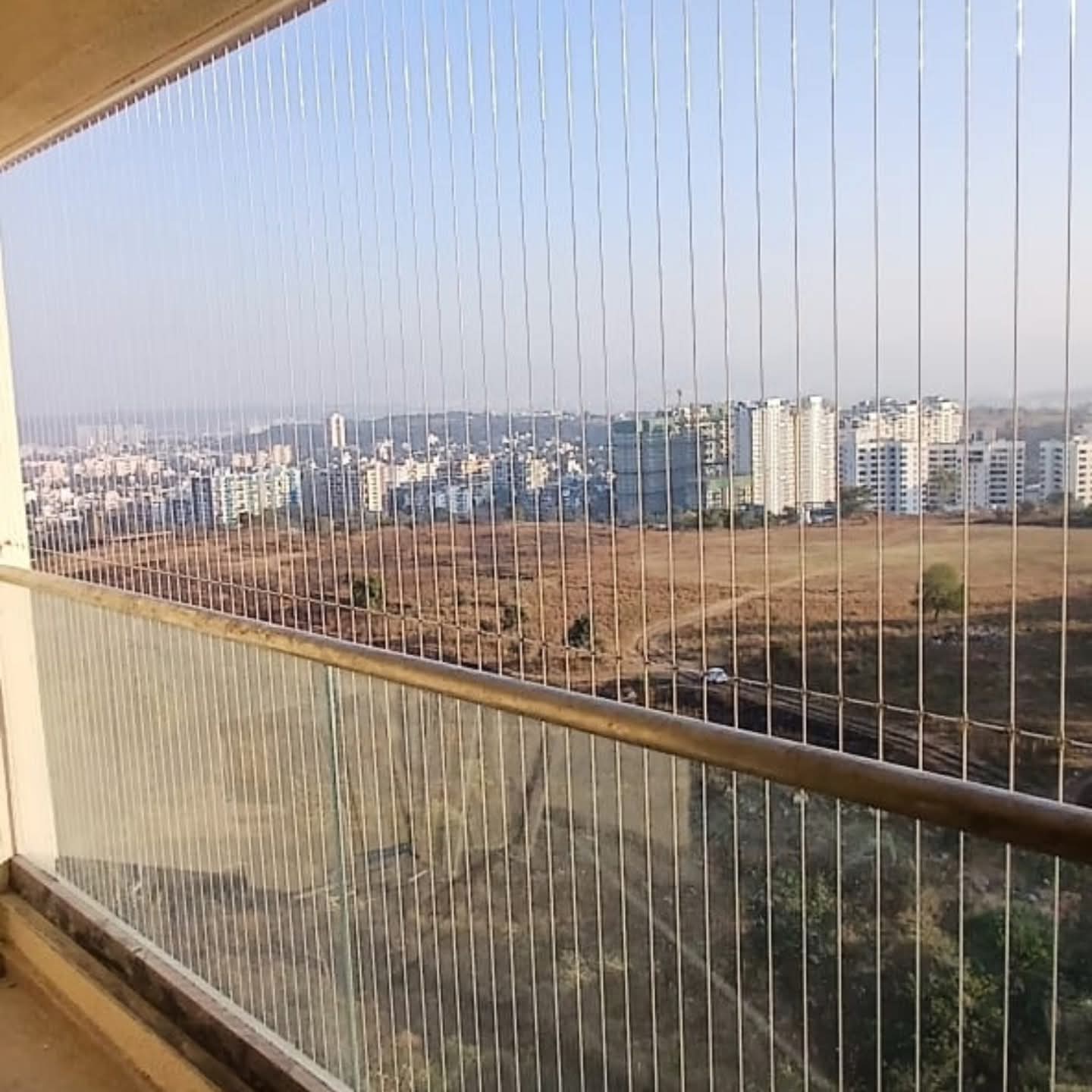 Invisible grill price in kharadi rs.130/sqft  | Chirag Invisible Safety Grill | INVISIBLE SAFETY GRILL IN KHARADI, INVISIBLE GRILL FOR BALCONY IN KHARADI, BEST INVISIBLE GRILL IN KHARADI, INVISIBLE GRILL PRICE IN KHARADI, INVISIBLE GRILL FITTING IN KHARADI, KHARADI. - GL120063