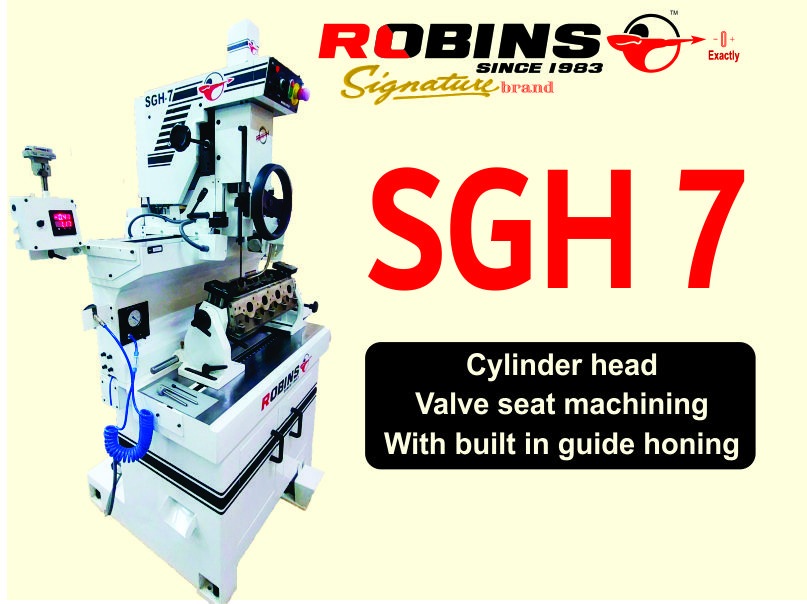 Robins SGH7 Valve Seat and Guide Machine with Integrated Honing Kit | Robins Machines | SEAT AND GUIDE MACHINES IN Andorra, CYLINDER BORING MACHINES IN Andorra, VALVE GUIDE HONING MACHINES IN Andorra, ENGINE REBUILDING MACHINES IN Andorra, VALVE SEAT AND GUIDE MACHINE IN Andorra - GL119912
