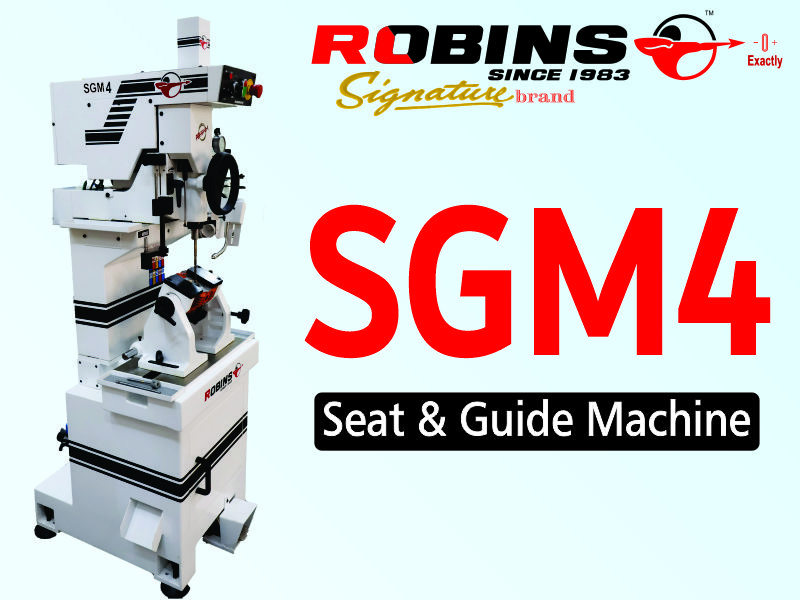 Robins SGM4 Cylinder Head Seat & Guide Machine | Robins Machines | SEAT AND GUIDE MACHINES IN Trenton, CYLINDER BORING MACHINES IN Trenton, VALVE GUIDE HONING MACHINES IN Trenton, ENGINE REBUILDING MACHINES IN Trenton. - GL120279
