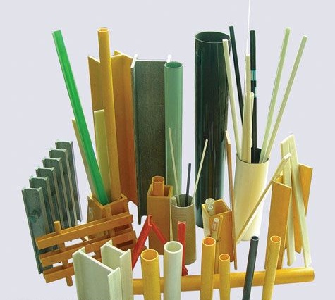 Innovate Materials, FRP Square tube, FRP angle, FRP I-beam, GRP rod, FRP Sections, GRP Pultruded Profiles.FRP sheets