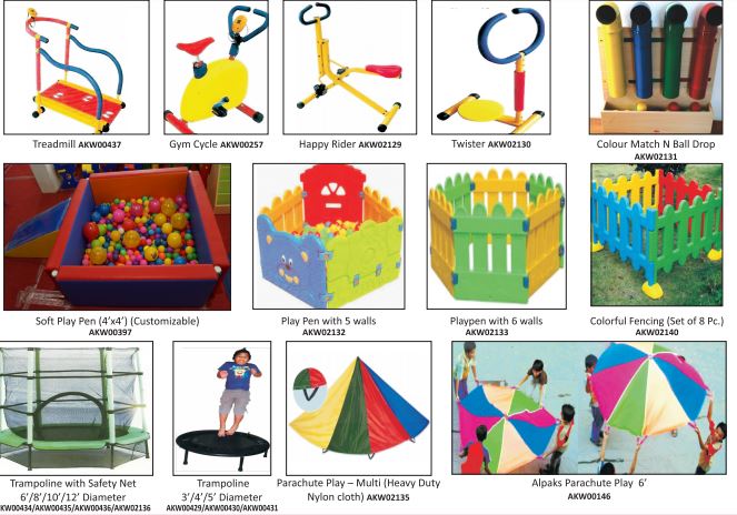 play items for preschool