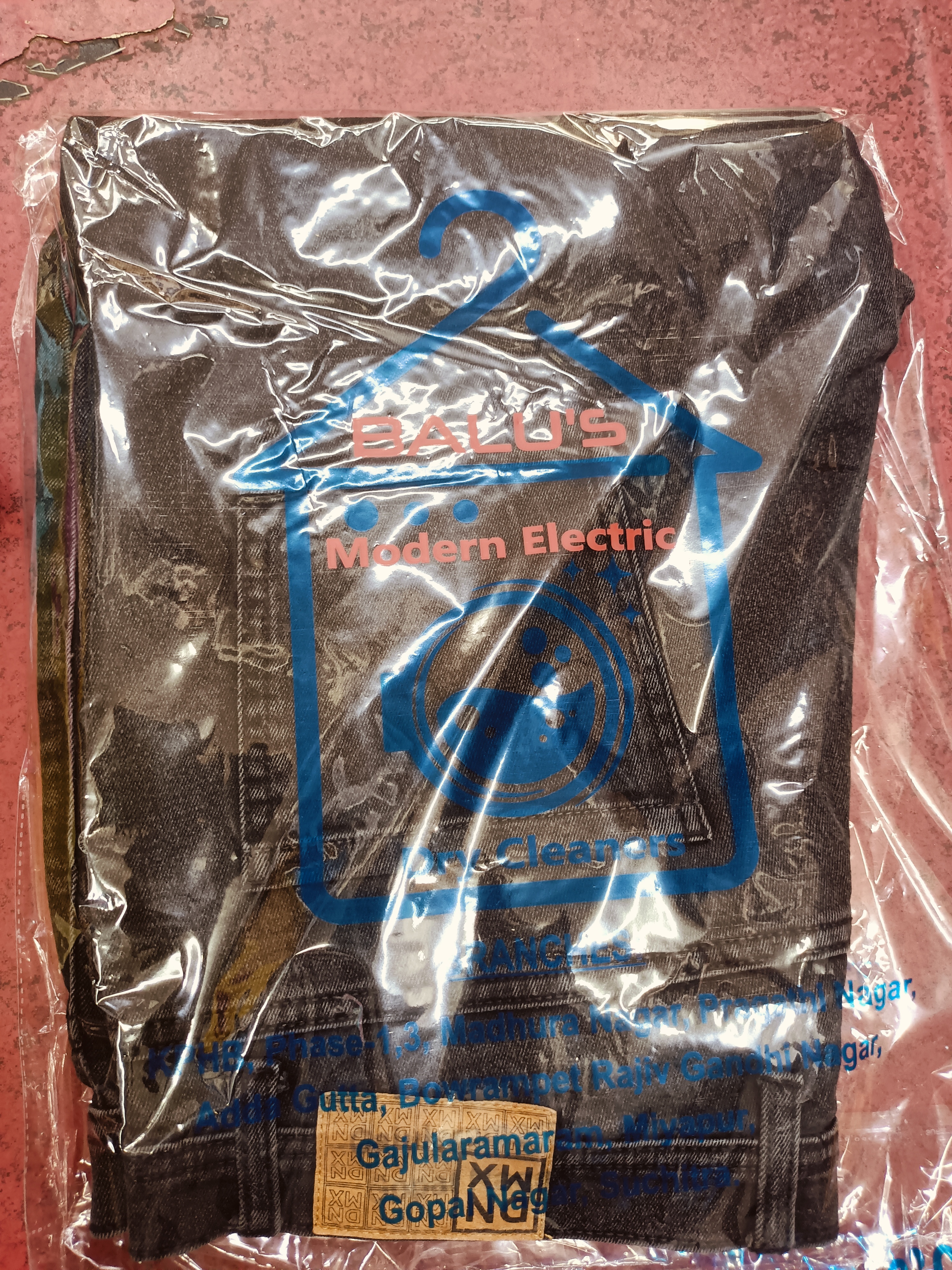 Balu's Modern Dry Cleaners, #BlackJeanSwag #GenZDenim #ElectricClean #NoFadeNoShrink #StreetwearFresh #ModernDryCleaning ðŸ–¤ðŸ‘Ÿ