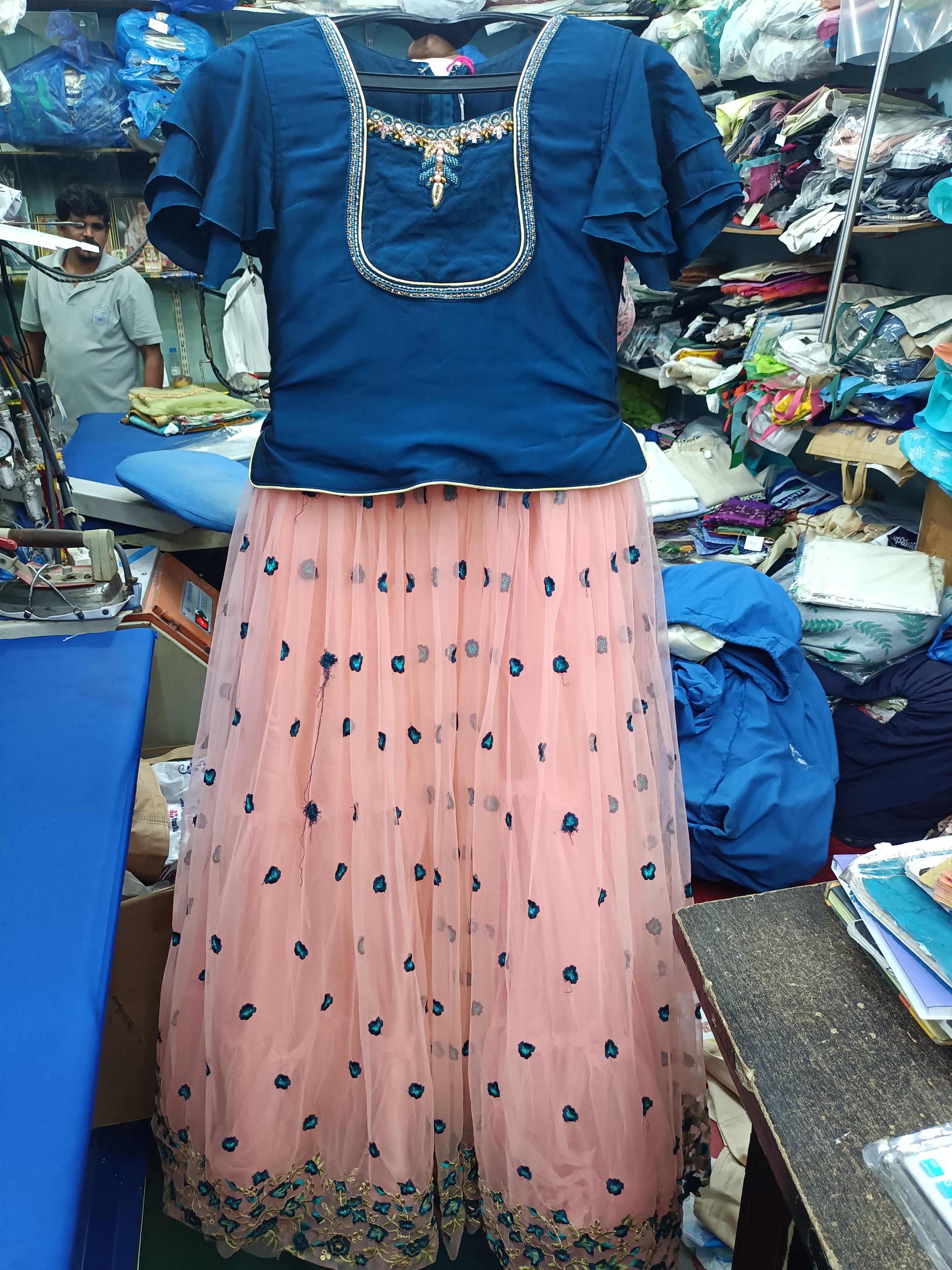 Balu's Modern Dry Cleaners, Dresses, lehenga, half - saree 
