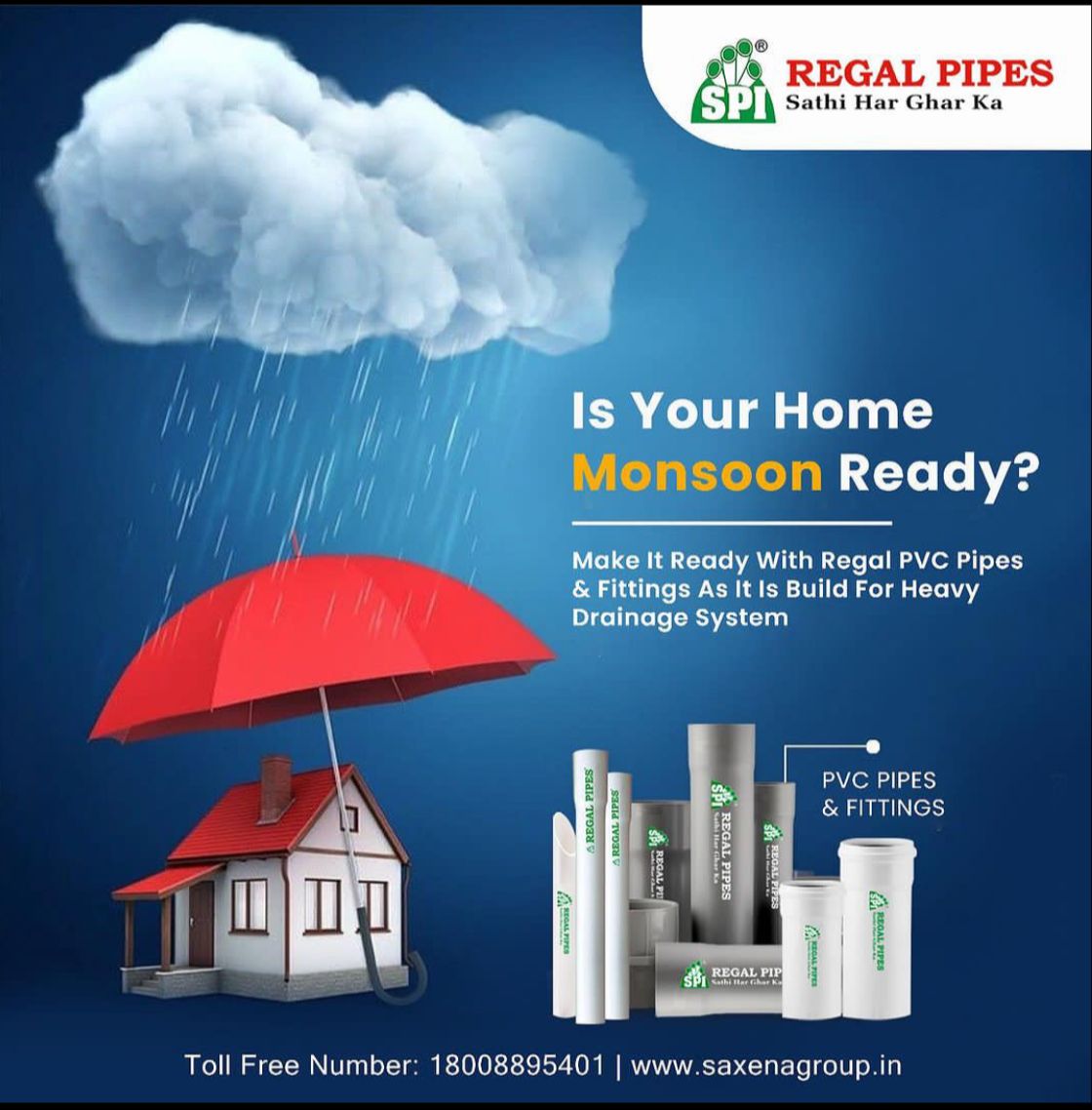 Protect Your Home From Water Leakage  | Saxena Plastic Industries  | LONGLASTING PIPES  , PVC BEST PIPES IN CHANDIGARH , PVC CONDUIT PIPES , PVC PRESSURE PIPES , PVC PIPES IN HOSHIARPUR , PIPES IN KURALI - GL116151