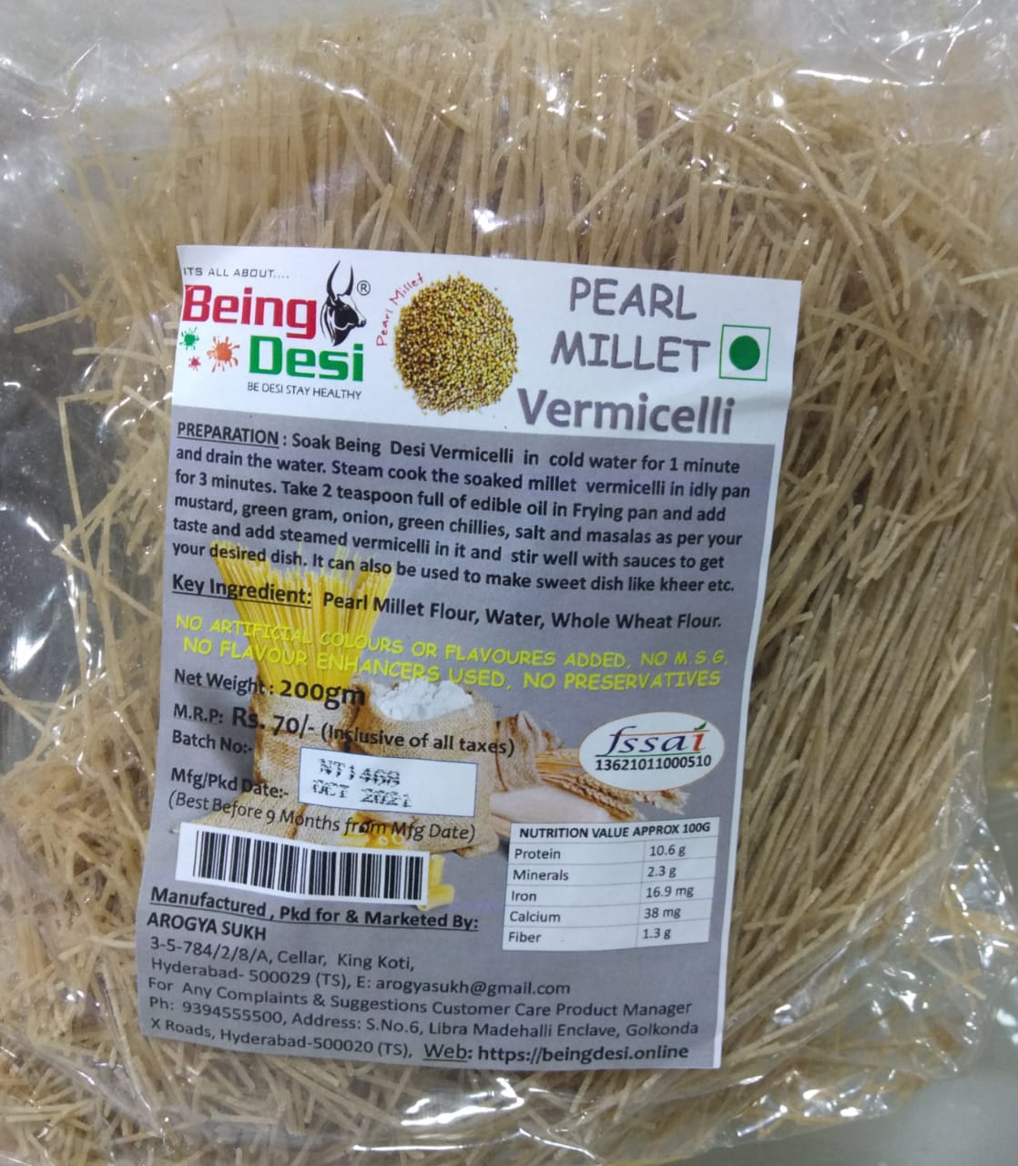 PRACHIN Organic & Natural Products, Pearl Millet Vermicelli in hyderabad,Pearl Millet Vermicelli in miyapur,Pearl Millet Vermicelli in Madinaguda,Pearl Millet Vermicelli in gachibowli,Pearl Millet Vermicelli in kukatpally,Pearl Millet