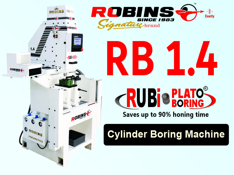 Rubi Bore 1.4 Cylinder Boring Machine | Robins Machines | SEAT AND GUIDE MACHINES IN Michigan, CYLINDER BORING MACHINES IN Michigan, VALVE GUIDE HONING MACHINES IN Michigan, ENGINE REBUILDING MACHINES IN Michigan, VALVE SEAT AND GUIDE Machine in Michigan - GL120110