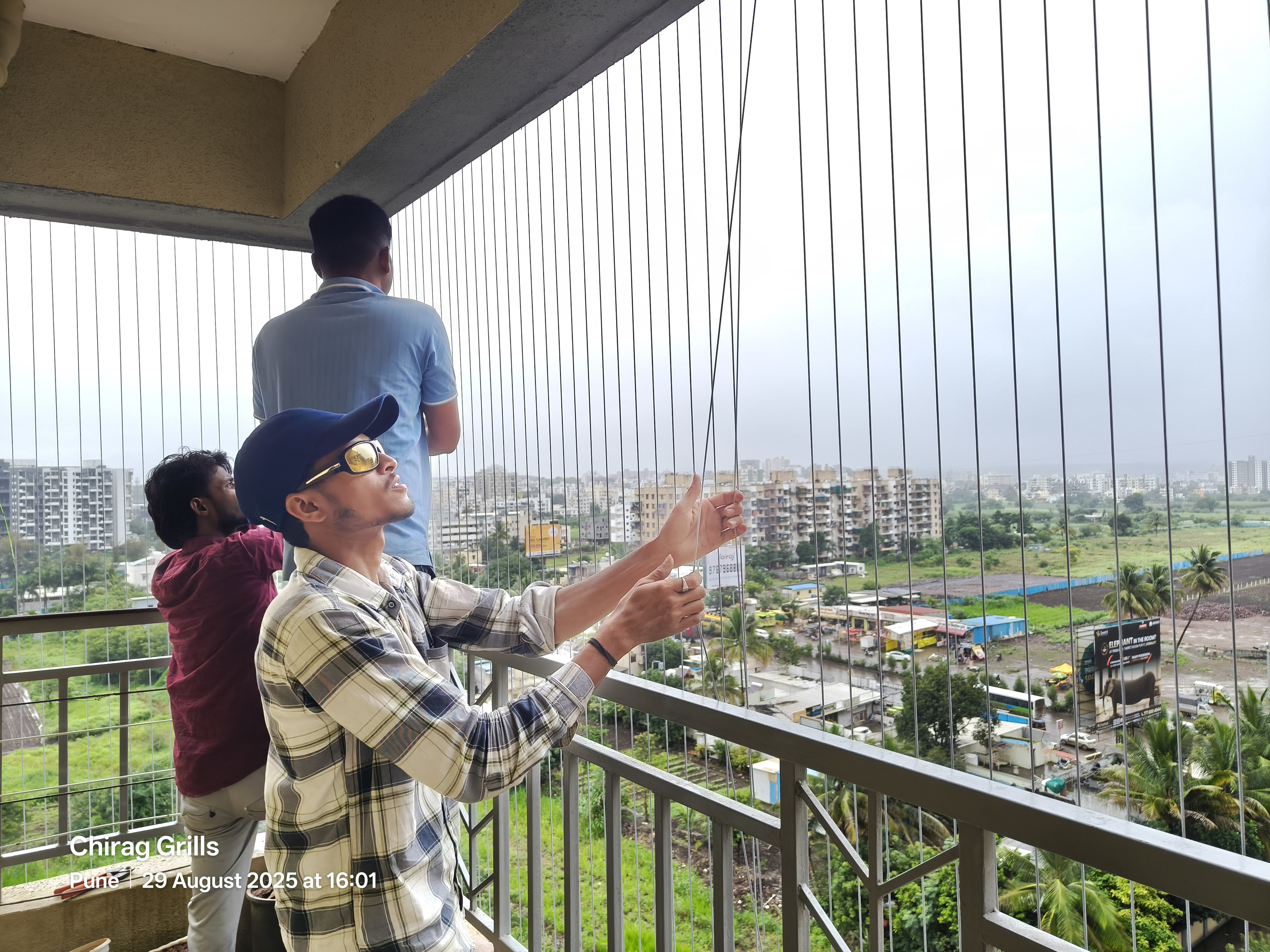 Invisible grill installation in Ahmednagar | Chirag Invisible Safety Grill | INVISIBLE GRILL IN AHMEDNAGAR, INVISIBLE GRILL SERVICE IN AHMEDNAGAR, INVISIBLE GRILL FITTING IN AHMEDNAGAR, INVISIBLE GRILL OFFICE IN AHMEDNAGAR, SAFETY GRILL SHOP IN AHMEDNAGAR. - GL119936