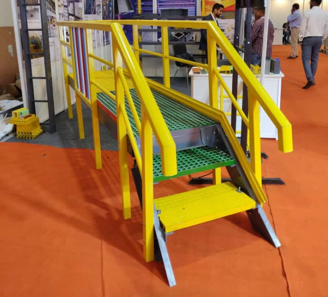 Innovate Materials, FRP Handrails, FRP Rails, GRP Handrails, FRP Handrails Manufacture in Hyderabad, FRP Handrails manufactures in India. FRP Handrail in Visakhapatnam, FRP midrail, FRP kick plate, FRP vertical post