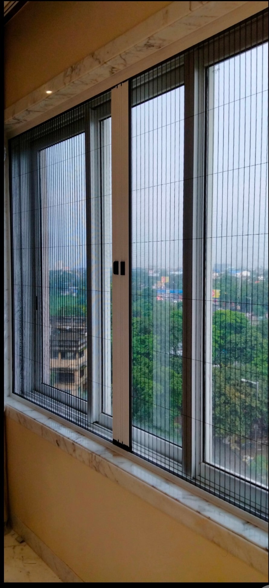 Chirag Pleated Mosquito net in Pune for comfort your window and Balcony | Chirag Invisible Safety Grill | PLEATED NET RATE IN PUNE, SLIDING NET RATE IN PUNE, SLIDING MOSQUITO NET IN PUNE, PLEATED MOSQUITO NET IN PUNE, MODERN NET IN PUNE, MOSQUITO NET IN PUNE. - GL120016