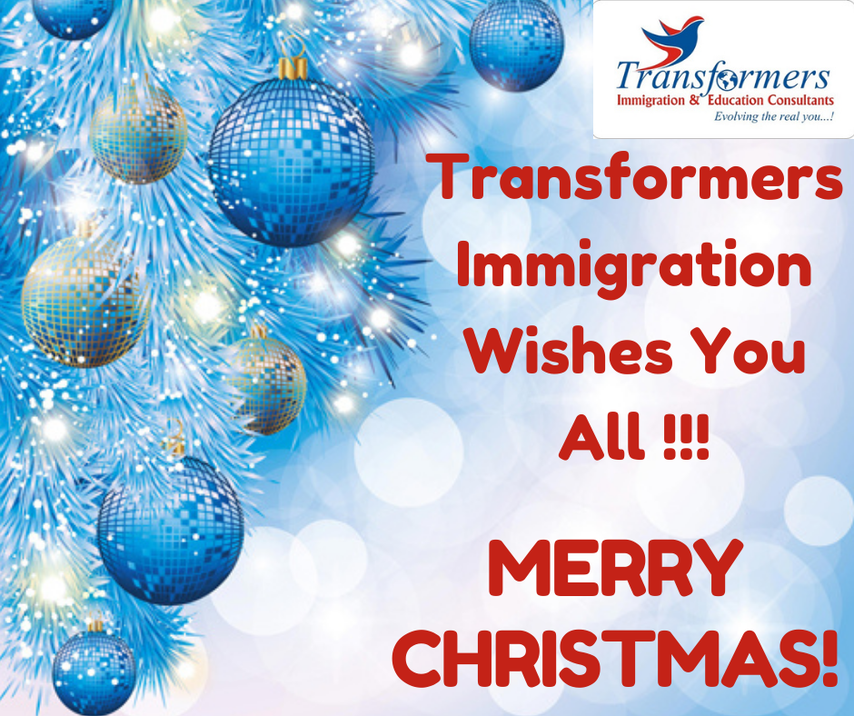 Merry Christmas To All- Transformers Immigration & Education Consultants | Transformers Immigration and Education Consultants | Best immigration Consultant in Panchkula, Visa consultant in Panchkula, Canada Immigration consultant in Panchkula, Best IELTS online coaching in Panchkula, Top 10 consultants - GL103919