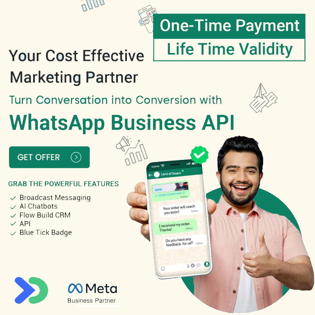 Exciting news for businesses looking to supercharge their customer engagement!  | Dotflo Technologies | Whatsapp Official API for Lifetime Free In Faridabad, Whatsapp Software for Marketing In Delhi NCR,  - GL119180