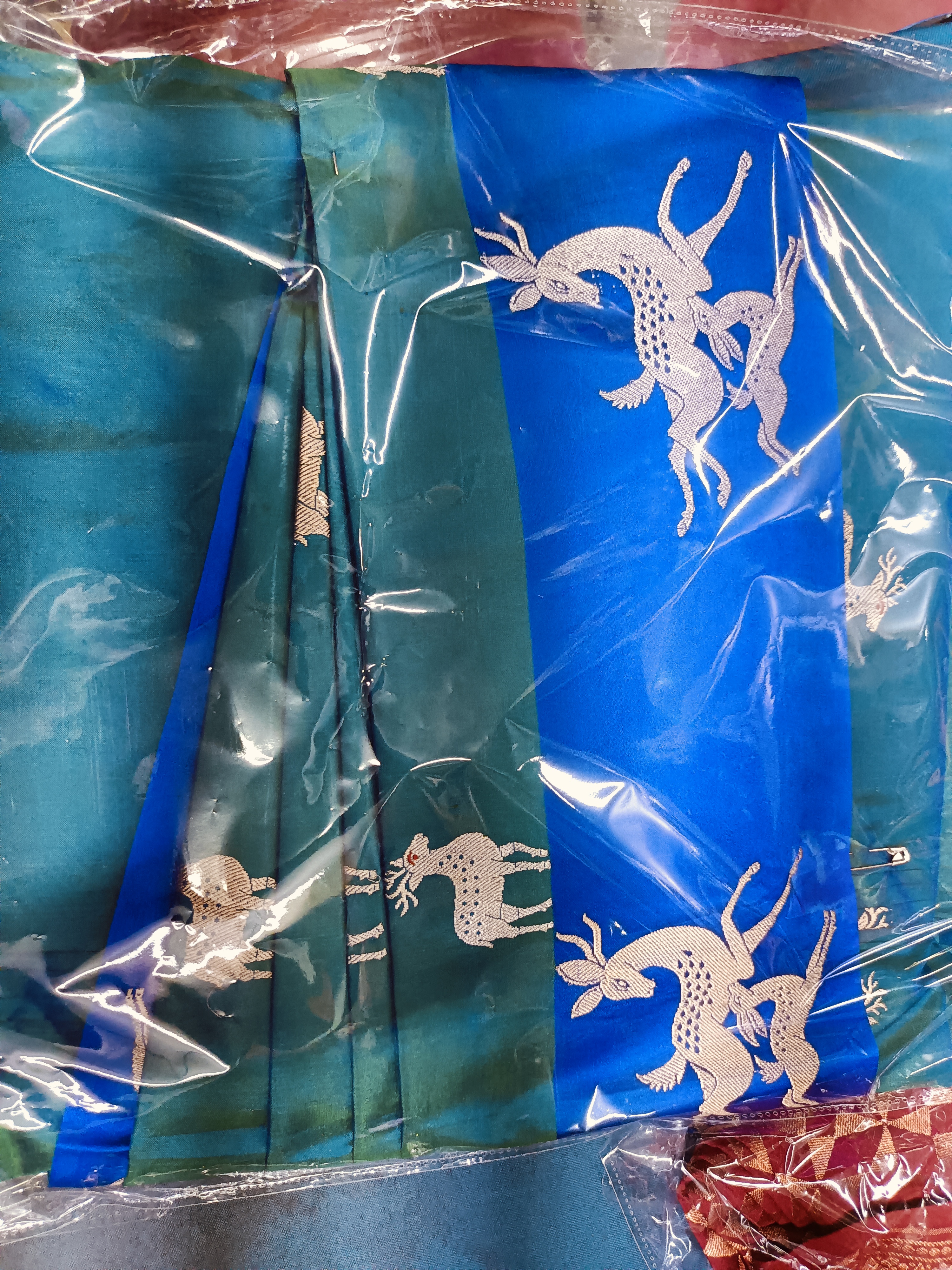 Balu's Modern Dry Cleaners, #BlueSareeVibes #FoldedWithLove #SareeSlay #ElectricDryClean #PalluGoals #HyderabadStyleQueen