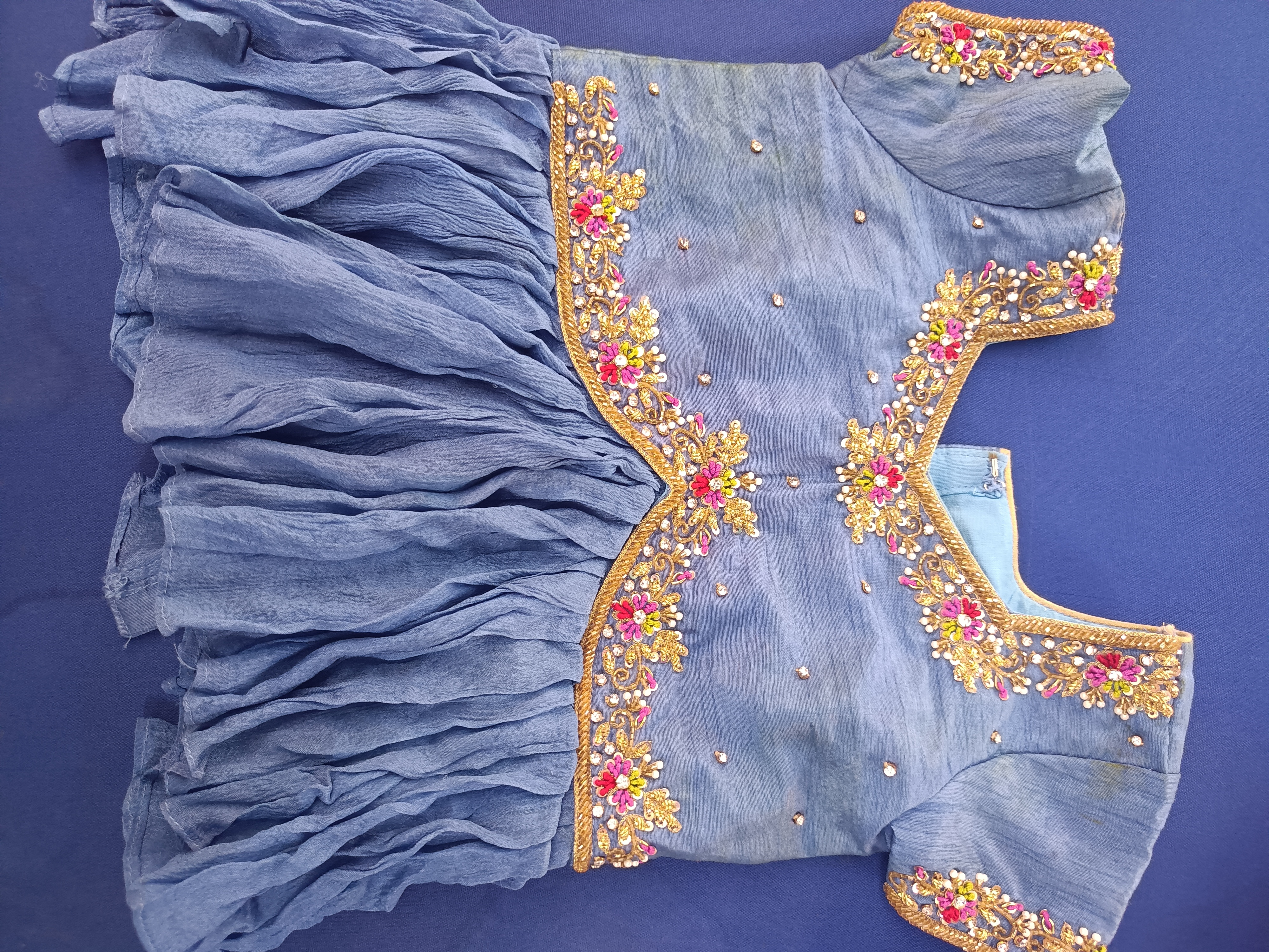 Half saree  | Balu's Modern Dry Cleaners | Services at KPHB, gajularamaram, Miyapur, madhapur, secunderabad, Pragathi Nagar, Ashok Nagar, borampeat, suchitra,Hyderabad  - GL119926