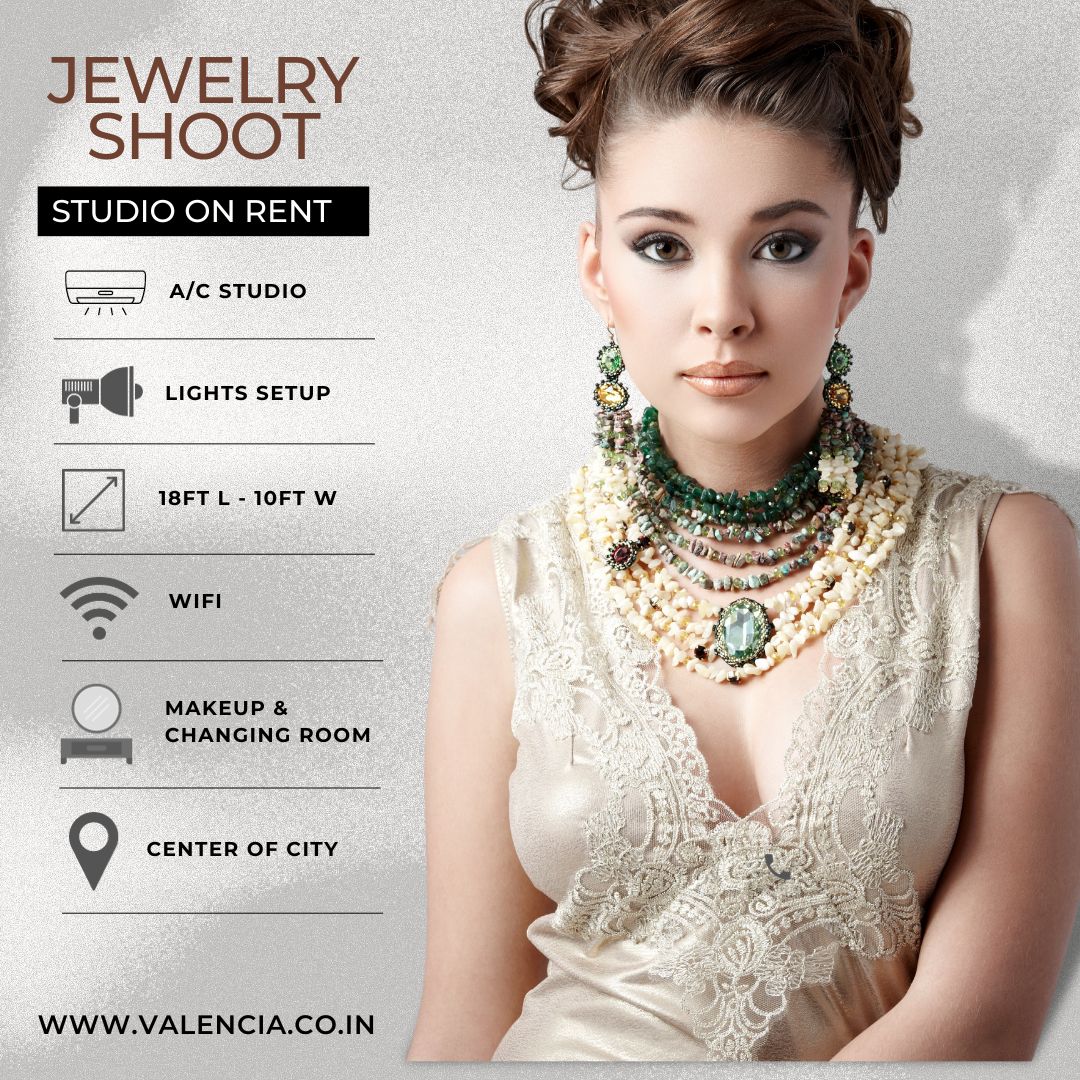 VALENCIA GROUP, JEWELRY SHOOT STUDIO ON RENT IN KOTHRUD, JEWELRY SHOOT STUDIO ON RENT IN BAVDHAN, JEWELRY SHOOT STUDIO ON RENT IN HADPASAR, JEWELRY SHOOT STUDIO ON RENT IN BANER.