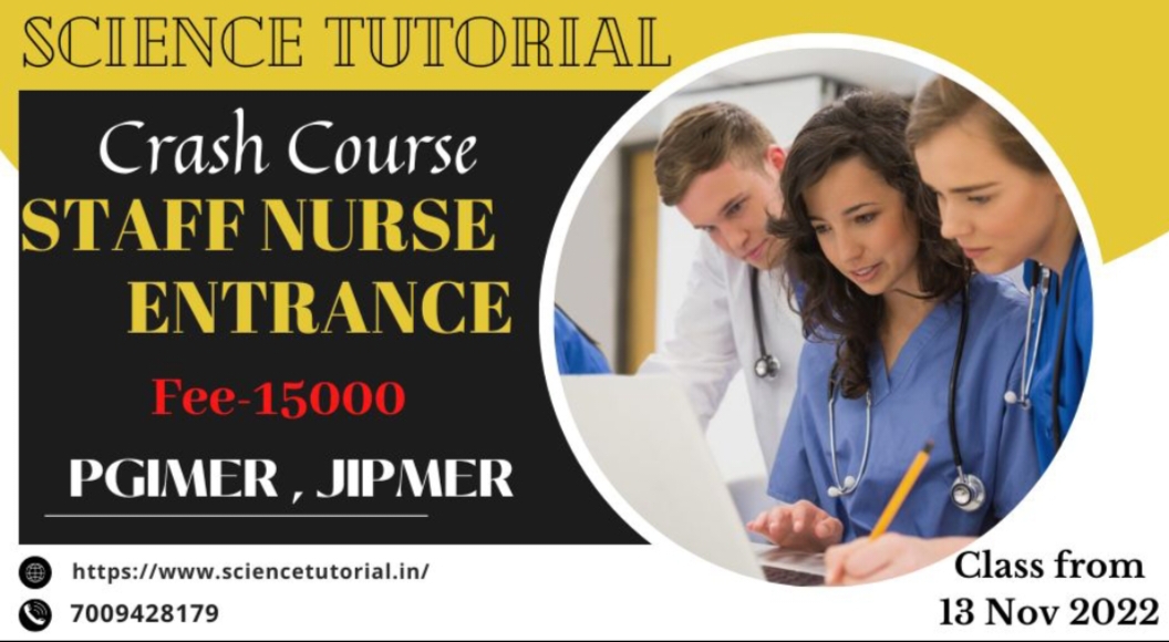 SCIENCE TUTORIAL NURSING COACHING INSTITUTE , Coaching for staff nurse entrance, coaching centre for staff nurse entrance in Chandigarh