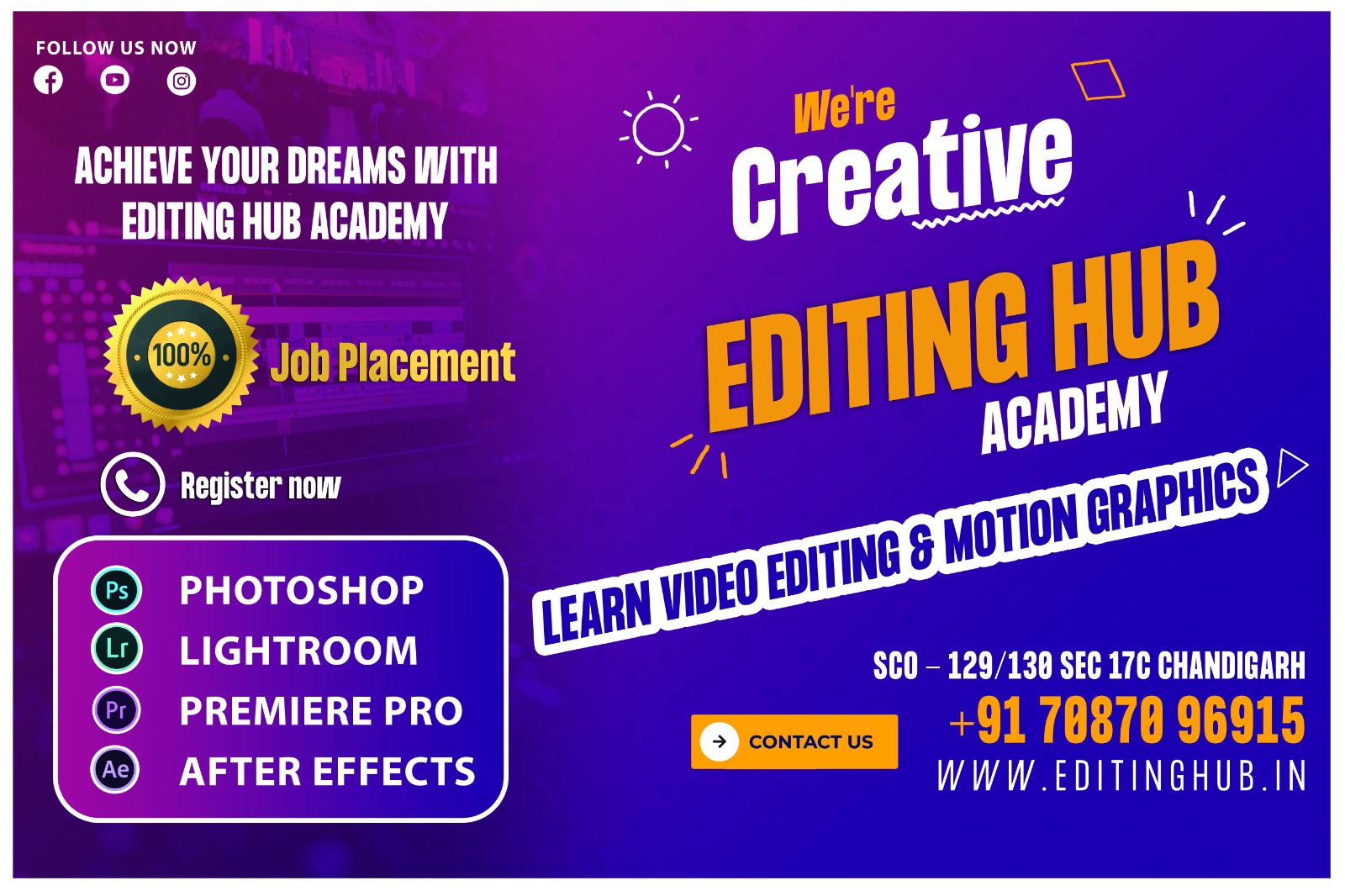 What you will Learn Video Editing Training Syllabus - GET FREE SOFTWARES WITH OUR VIDEO EDITING COURSES IN CHANDIGARH  | Editing Hub Academy | Video Editing course in Chandigarh, best Video Editing course in Chandigarh, top Video Editing course in Chandigarh, Video Editing academy in Chandigarh - GL111776