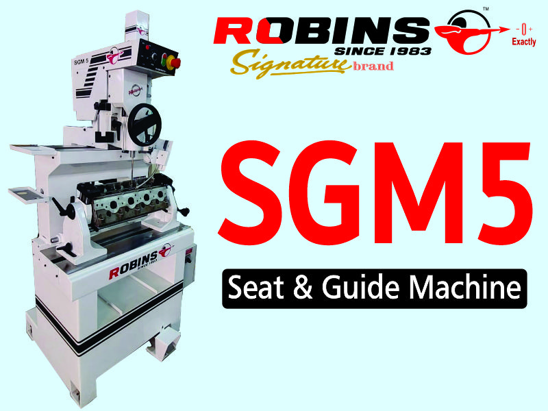 Robins SGM5 Seat & Guide Machine  | Robins Machines | SEAT AND GUIDE MACHINES IN Georgia, CYLINDER BORING MACHINES IN Georgia, VALVE GUIDE HONING MACHINES IN Georgia, ENGINE REBUILDING MACHINES IN Georgia - GL120289