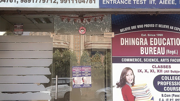 Dhingra Education Bureau, CA CPT Coaching Centers in Kirti nagar, Patel Nagar, Anand Parbat, Moti Nagar, Tilak Nagar, Janakpuri, Uttam Nagar, Punjabi Bagh, Vikas Puri, Paschim Vihar, Mangolpuri, Rajouri Garden, Mansarover Garden, Hari Nagar