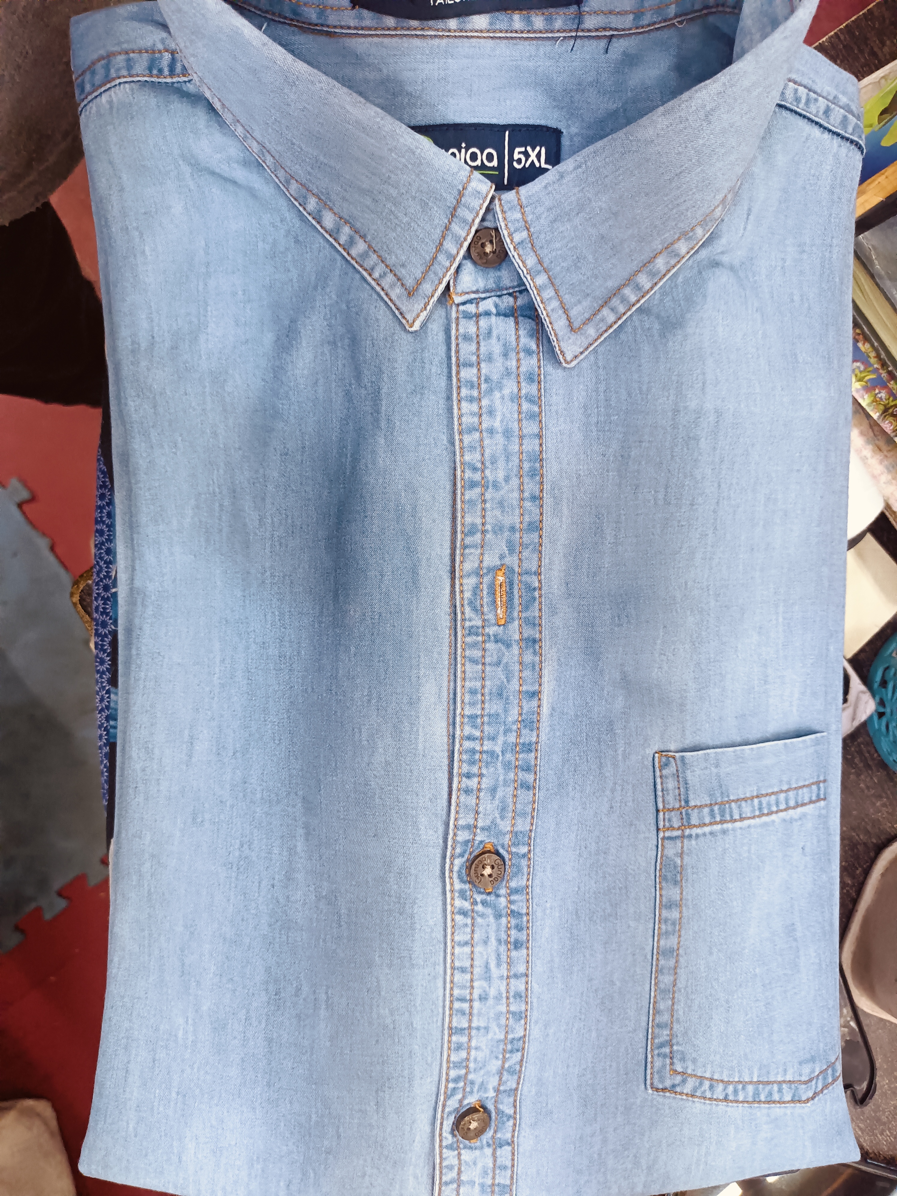 Balu's Modern Dry Cleaners, #DenimShirtCare #SteamIroningMagic #BaluDryClean #WrinkleFreeStyle #FreshDenimVibes #ElectricClean #PerfectPress #DenimLovers #CasualStyle #SmartCasual #DenimFashion #StyleOnPoint #CreaseFree #Ironed
