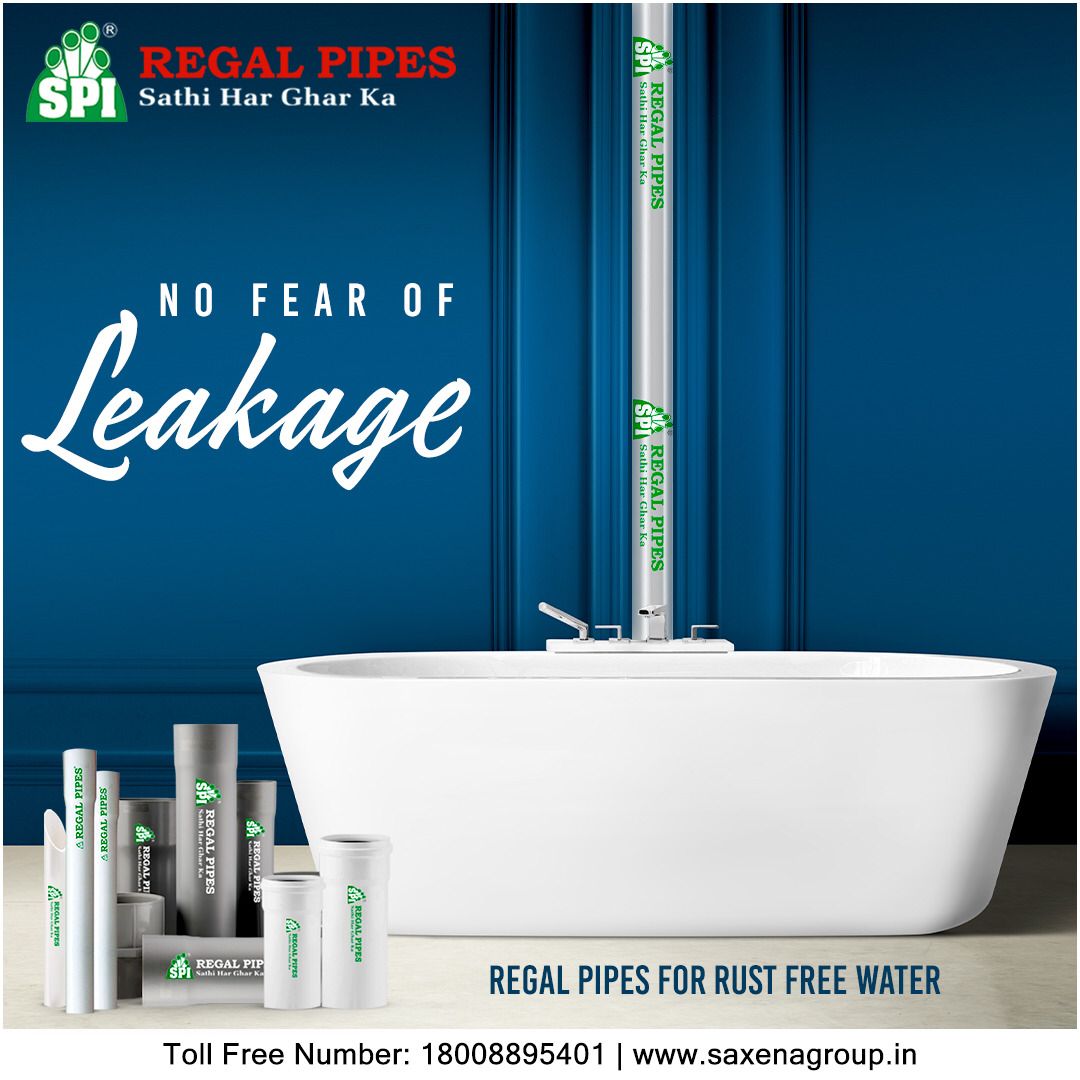 Protect Your Home From Water Leakage  | Saxena Plastic Industries  | PVC PIPES , PVC BEST PIPES IN CHANDIGARH , PVC CONDUIT PIPES , PVC PRESSURE PIPES , PVC PIPES IN KHARAR  - GL115834