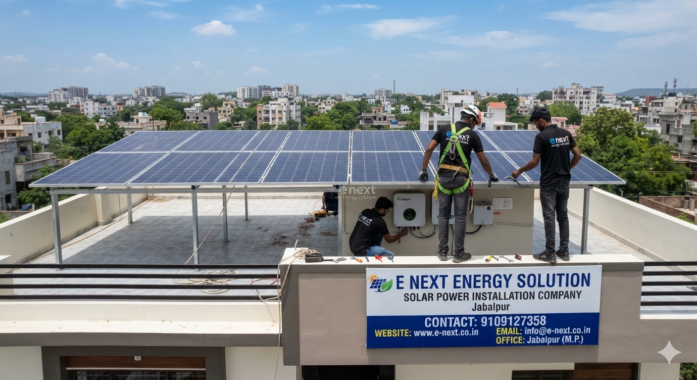 Residential Solar Installation in Jabalpur | E Next Energy Solution | E Next Energy Solution | residential solar installation Jabalpur, home solar panels Jabalpur, solar company in Jabalpur, rooftop solar for home Jabalpur, solar installation company Jabalpur, no 1 solar company in jabalpur - GL121298