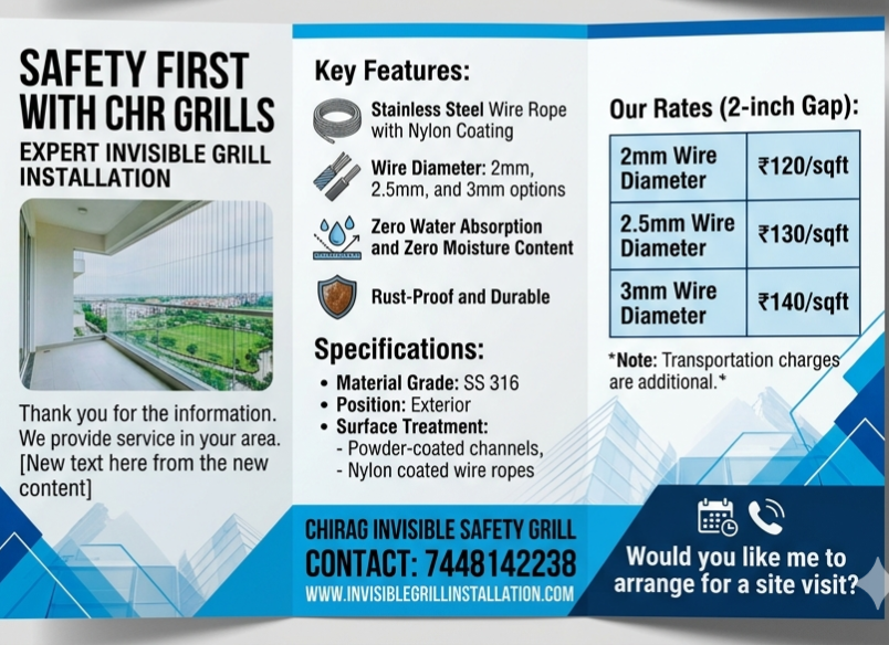 Best family safety grill for High-rise building in Pune | Chirag Invisible Safety Grill | INVISIBLE GRILL IN BAVDHAN, INVISIBLE GRILL SERVICE IN BAVDHAN, INVISIBLE SAFETY GRILL INSTALLATION IN BAVDHAN, INVISIBLE CHILD SAFETY GRILL IN BAVDHAN, INVISIBLE GRILL PUNE  - GL120325