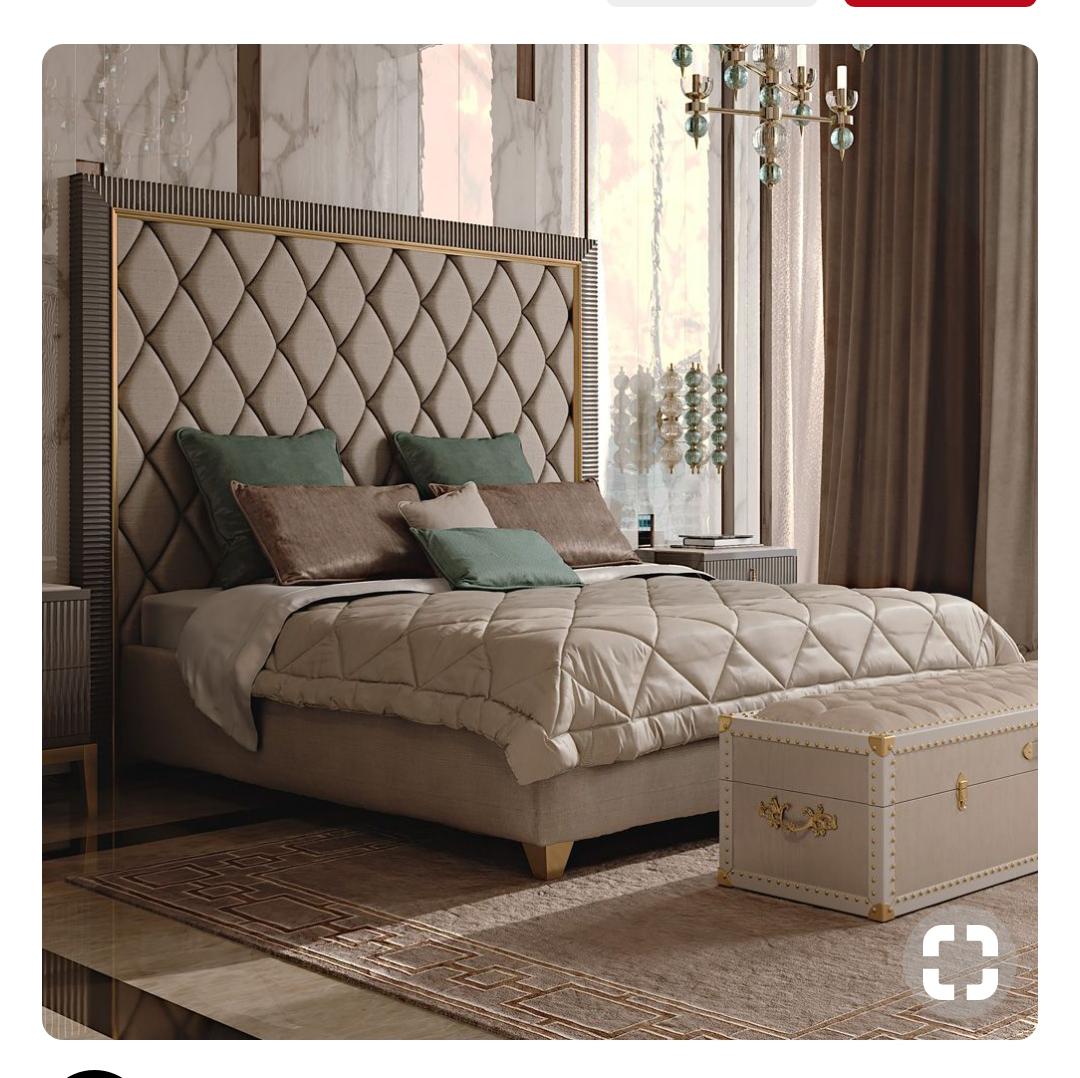 Beds | Lucky Furniture | High back bed in Zirakpur, double beds in Zirakpur, wooden high back bed, Designer beds, bedroom Double Beds and Mattresses, antique High back beds in Zirakpur - GL40375