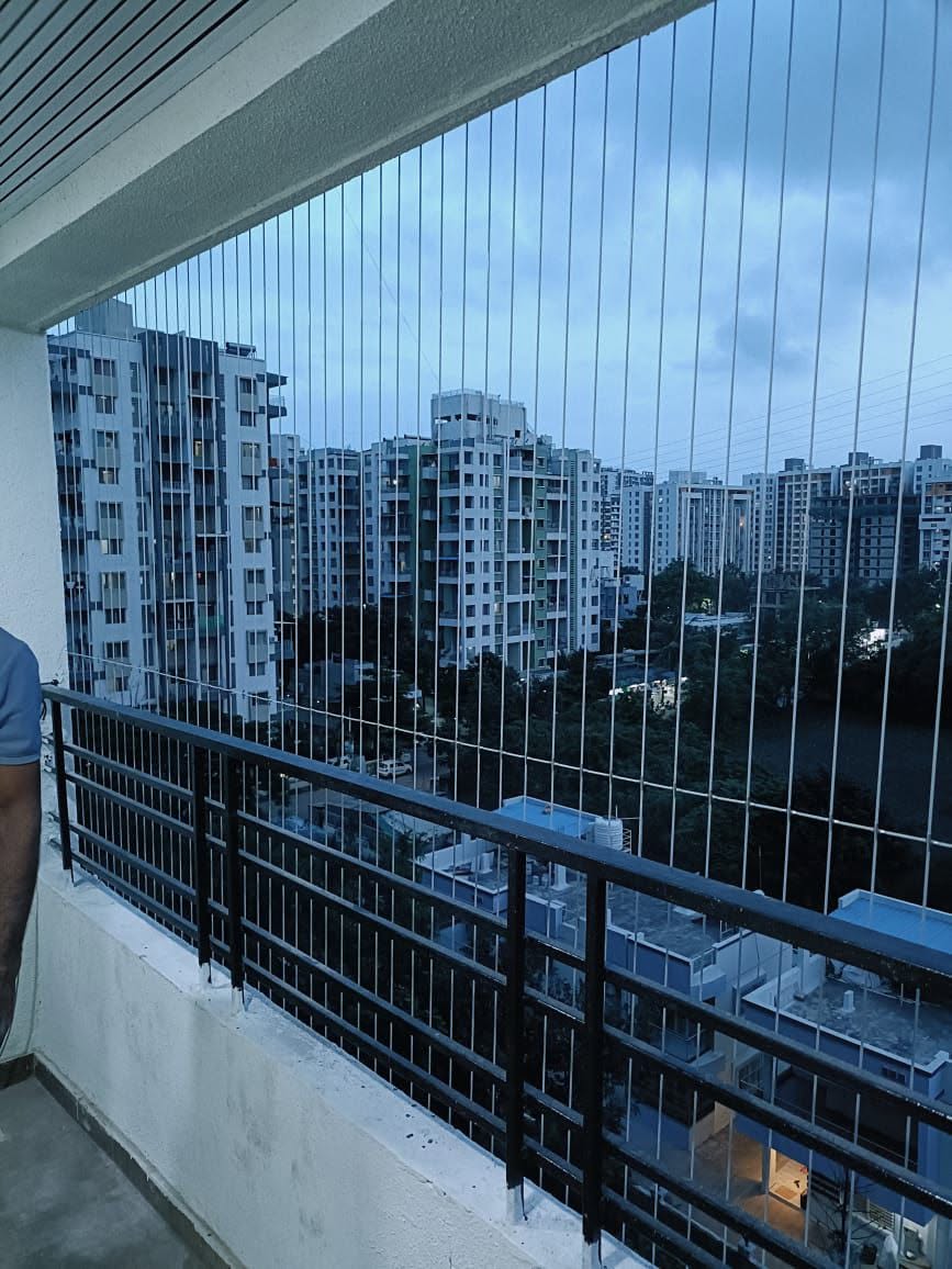 Child safety invisible grill kharadi, wagholi, chandan nagar, keshav nagar, viman nagar, kalyani nagar, koregaon park, hadapsar, lohegaon and dhanori | Chirag Invisible Safety Grill | INVISIBLE GRILL IN PUNE, INVISIBLE GRILL FOR BALCONY IN PUNE, INVISIBLE GRILL RATES IN CHINCHAWAD, INVISIBLE GRILL FITTING IN PIMPRI. - GL119970