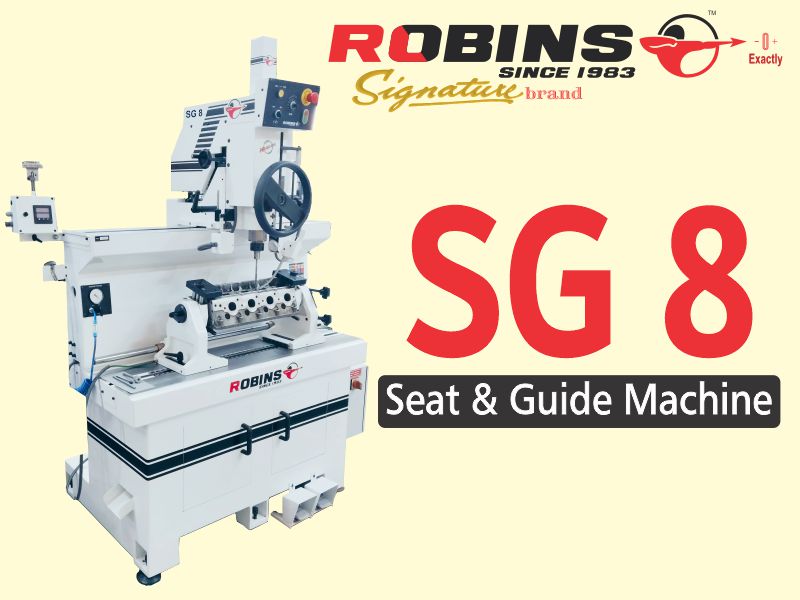 Robins SG8: Engineering Precision and Productivity in Valve Seat Machining | Robins Machines | SEAT AND GUIDE MACHINES IN Montana, CYLINDER BORING MACHINES IN Montana, VALVE GUIDE HONING MACHINES IN Montana, ENGINE REBUILDING MACHINES IN Montana - GL120383