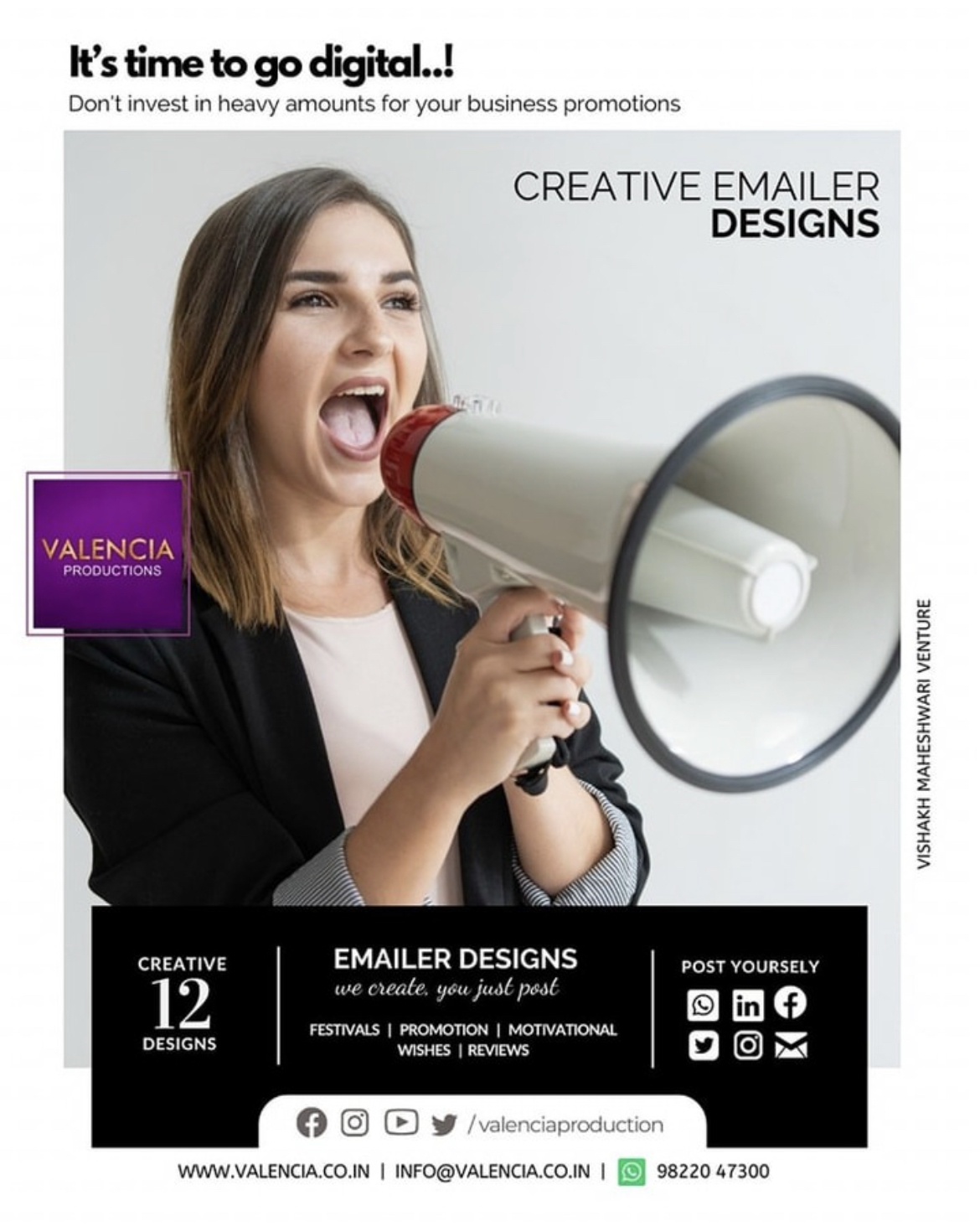 VALENCIA GROUP, BEST DIGITAL MARKETING AGENCY IN PUNE ,SOCIAL MEDIA AGENCY IN PUNE  ,BEST SOCAIL MEDIA COMAPNY IN PUNE ,DIGITAL MARKETING COMPANY WITH EMAILER AND VIDEO MAILER FACILTY ,VIDEO MAILER FOR DIGITAL MARKET