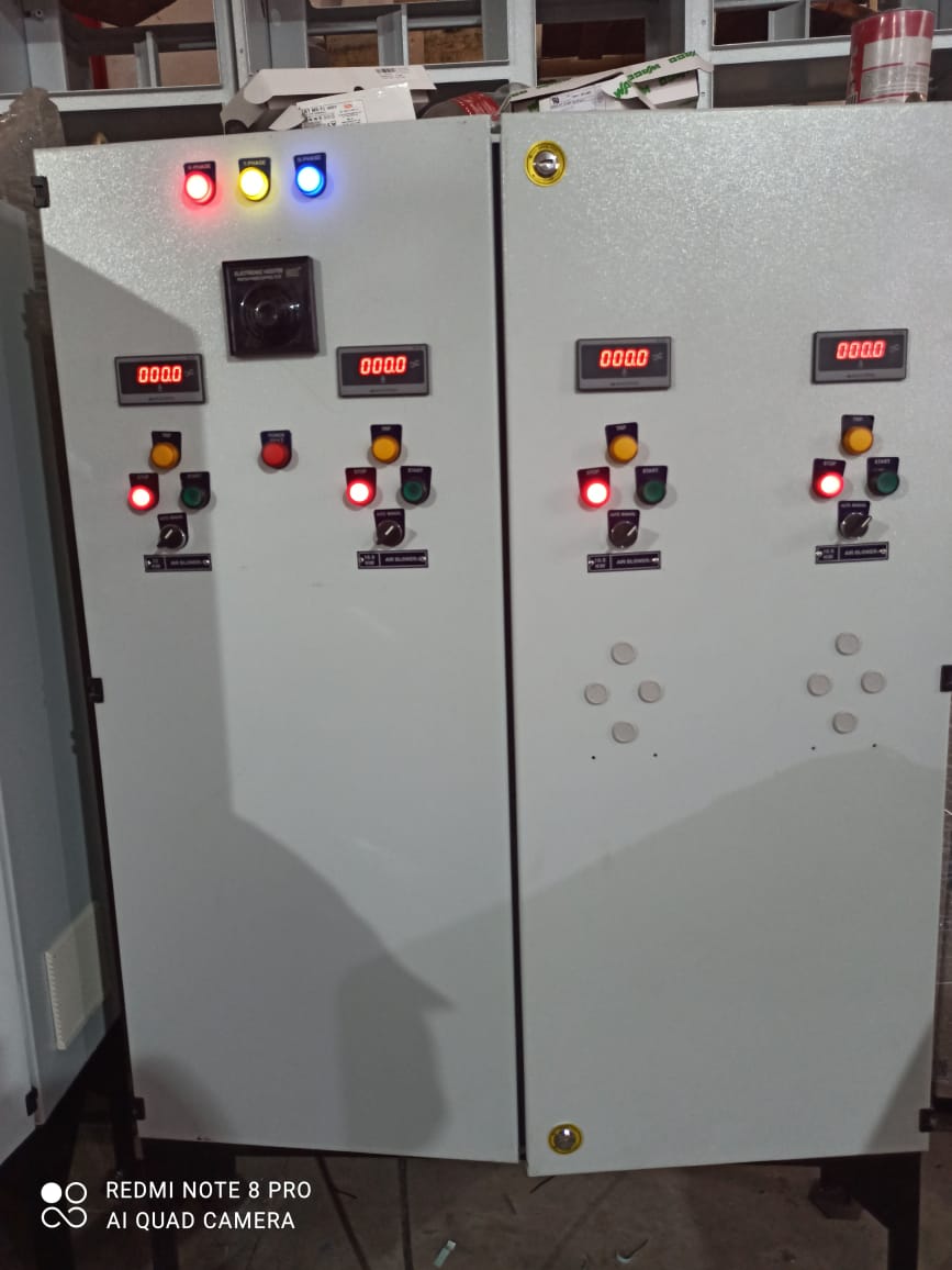 Control panel with Siemens plc ( Which operate 4 Pumps in star - delta ). | Helical Engineers | Electrical panel in Mohali , Electrical Automation in Mohali  - GL101252