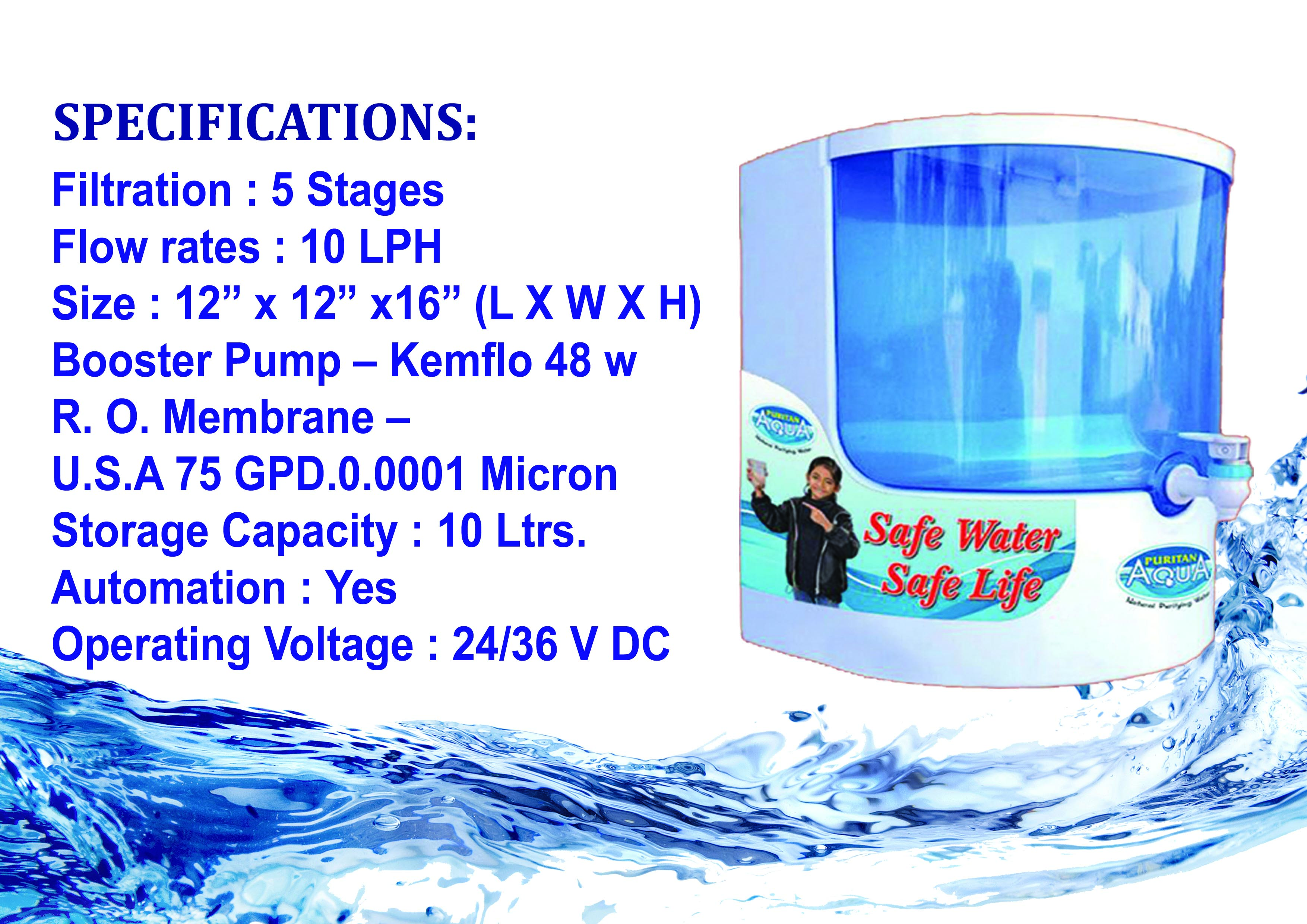 PURITAN AQUA RO WATER SOLUTIONS, water purifier dealer in hyderabad, water purifier sale in hyderabad, water purifier for home, water purifier for commercial plant,