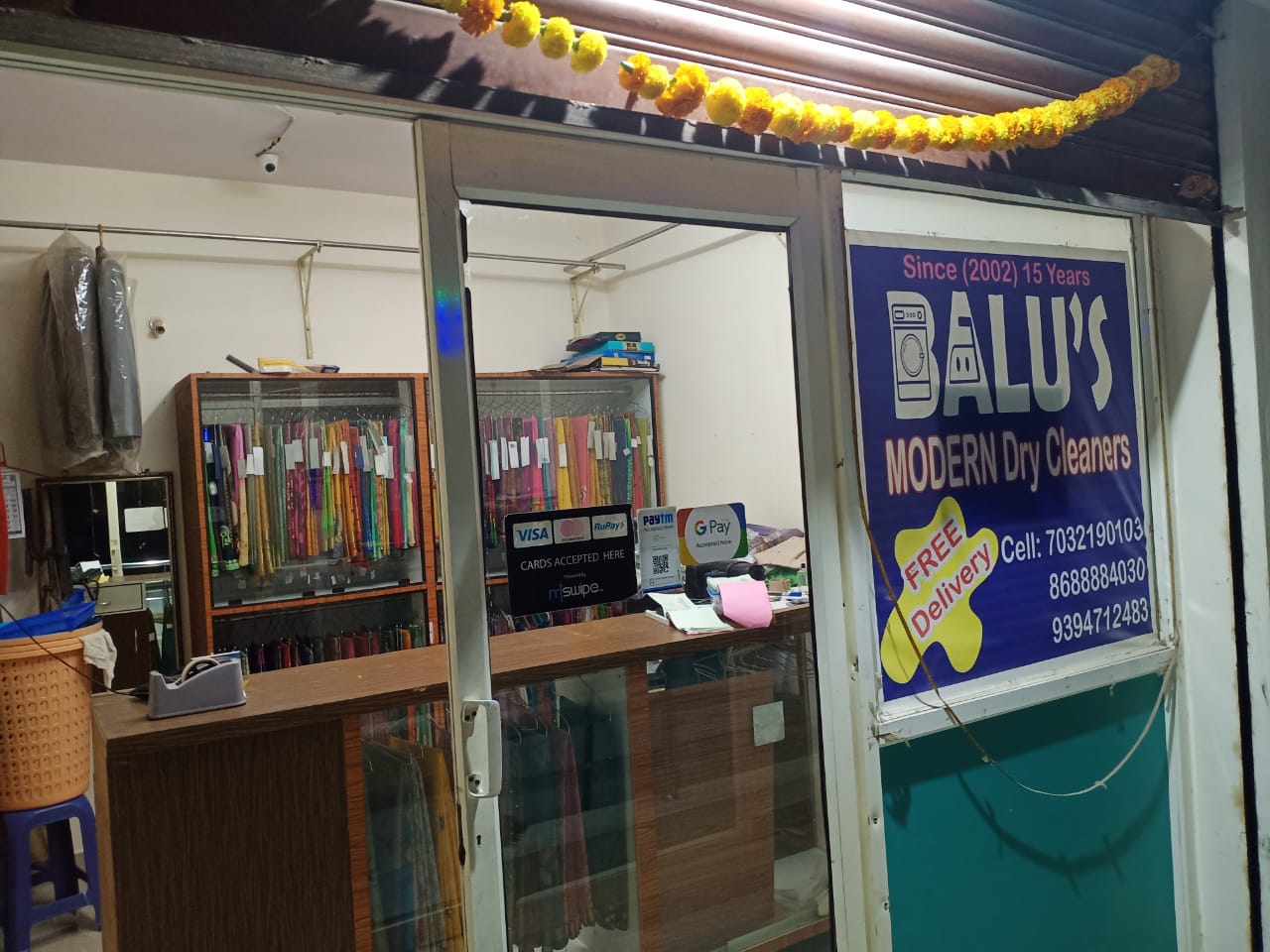 Balu's Modern Dry Cleaners, Saree Dry Cleaning Services in Rajiv Gandhi Nagar,Saree Dry Cleaning Services in Kphd,Saree Dry Cleaning Services in Pragathi Nagar, Saree Dry Cleaning Services in Madura Nagar.