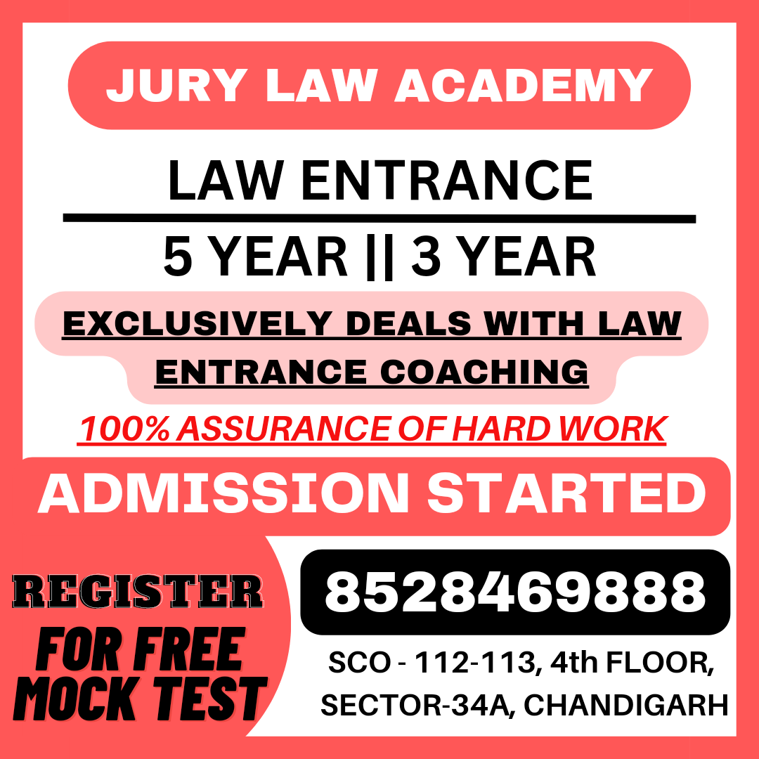 LAW COACHING INSTITUTE IN CHANDIGARH  | JURY LAW ACADEMY | Law coaching institute in Chandigarh|| law entrance coaching institute in Chandigarh|| best law coaching institute in Chandigarh  - GL110736