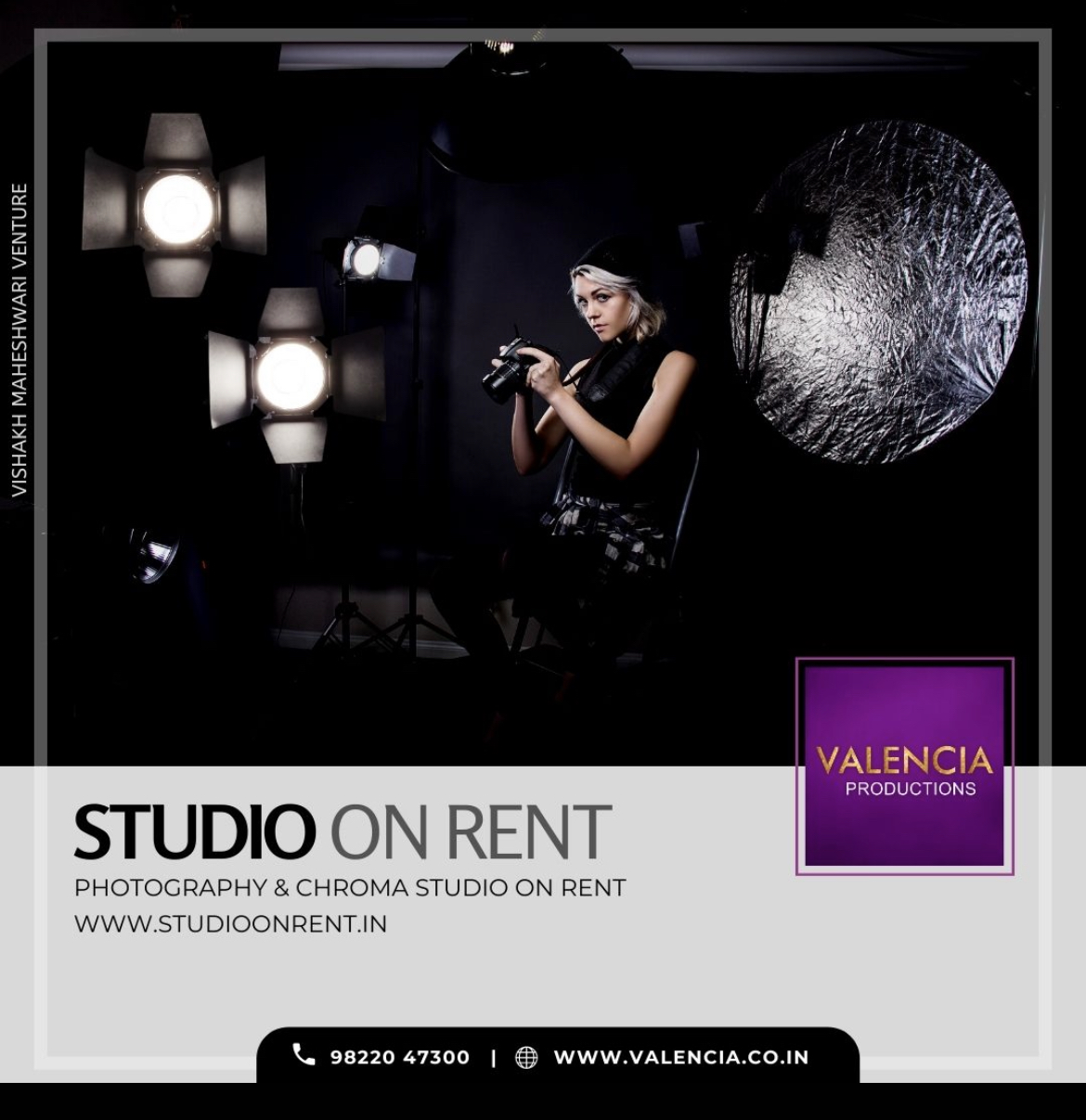 VALENCIA GROUP, BEST PHOTOGRAPHY STUDIO ON RENT IN PUNE,STUDIO ON RENT FOR PHOTOGRAPHERS in Koregaon park  ,WELL EQUPPED PHOTO STUDIO ON RENT viman nagar , PUNES BEST STUDIO ON RENT near me , STUDIO AVILABLE FOR RENT