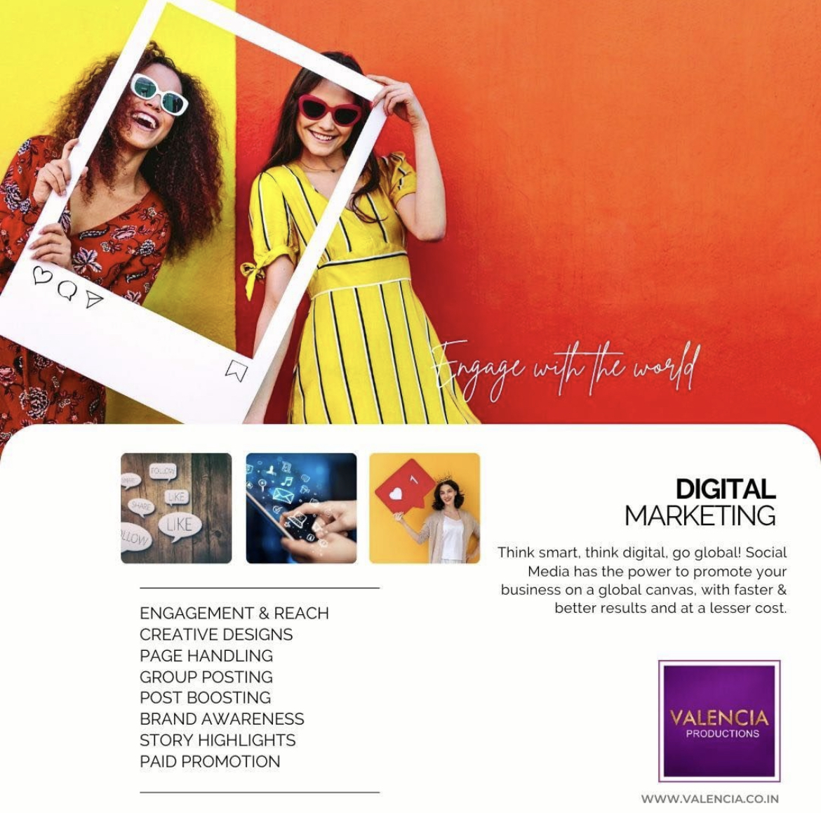VALENCIA GROUP, Best Digital Marketing company near me , digital marketing agency in Pune , social media marketing agency in Karve nagar , video mailer for digital marketing in Karve nagar, Facebook Instagram agency