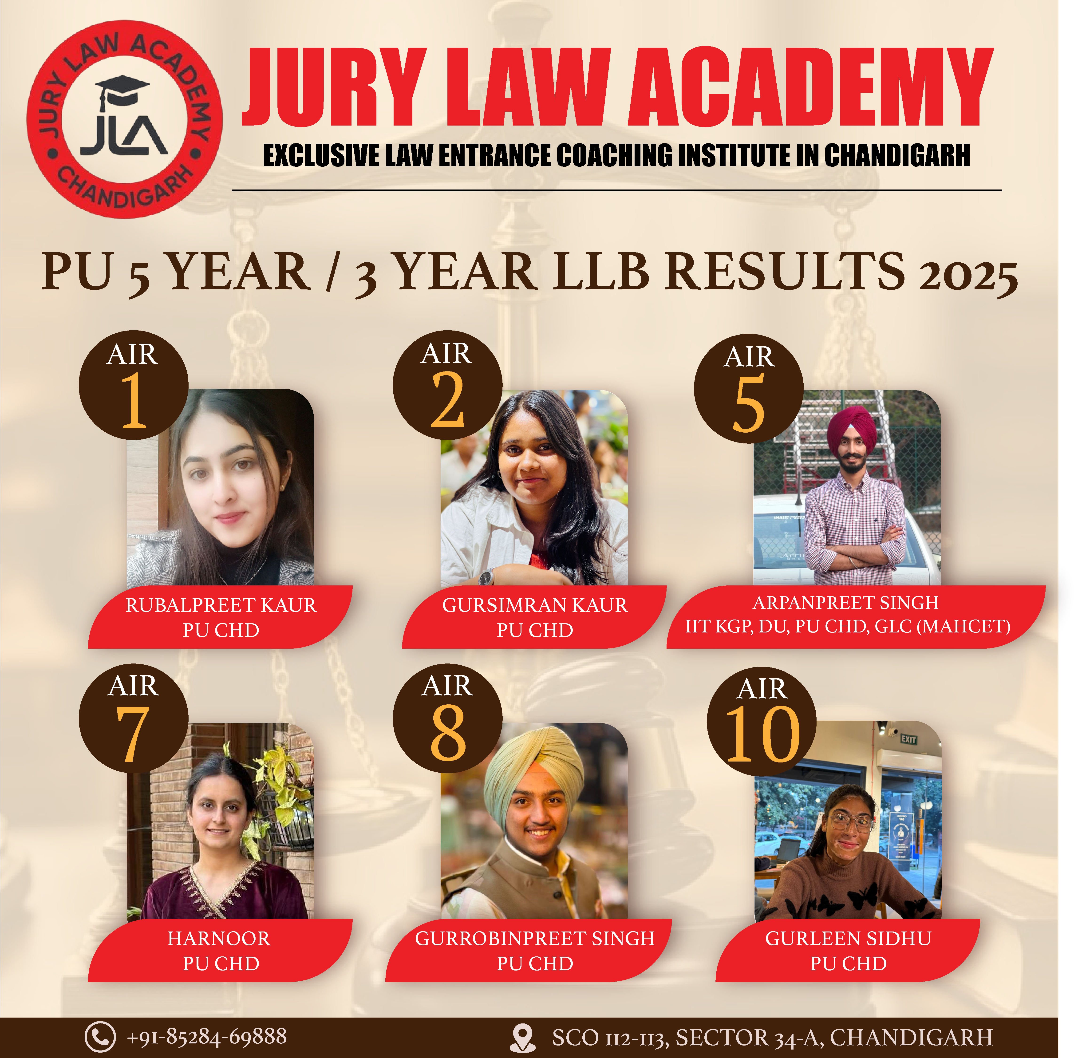 JURY LAW ACADEMY, PU LAW ENTRANCE COACHING IN CHANDIGARH