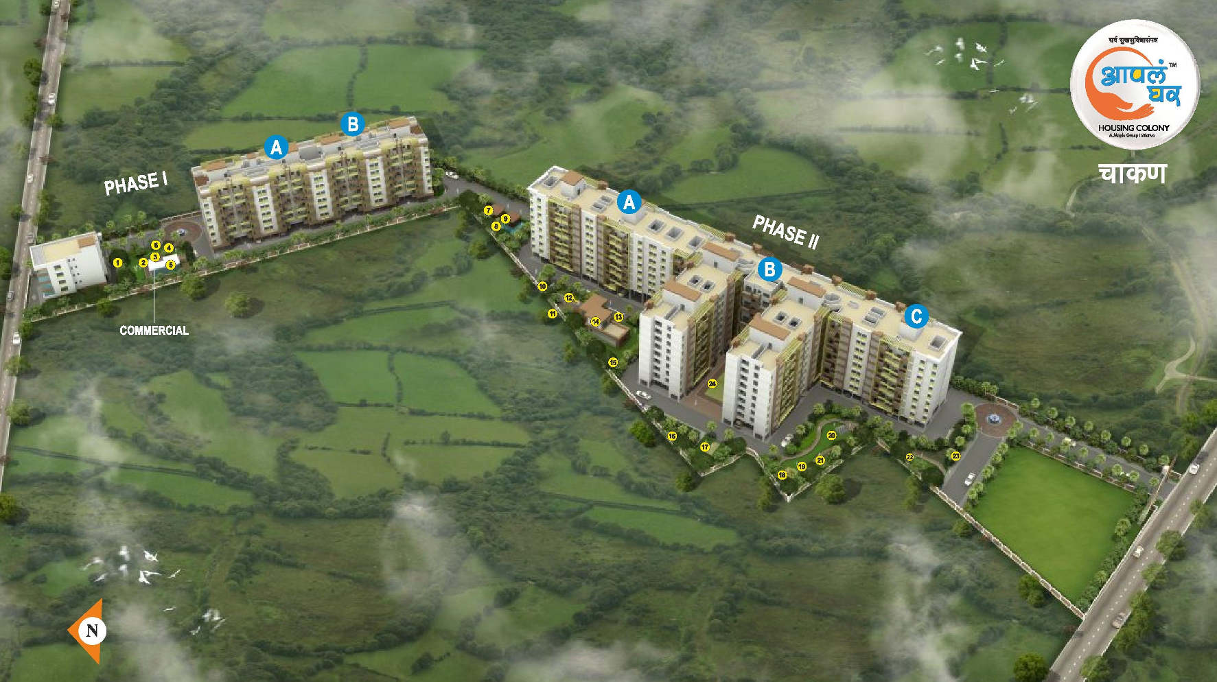 Maple Group, AAPLA GHAR CHAKAN, 1&2BHK FLATS IN PUNE, HOUSE FOR SALE IN PUNE, READY POSSESSION FLATS IN PUNE, TOP PROJECTS IN PUNE.