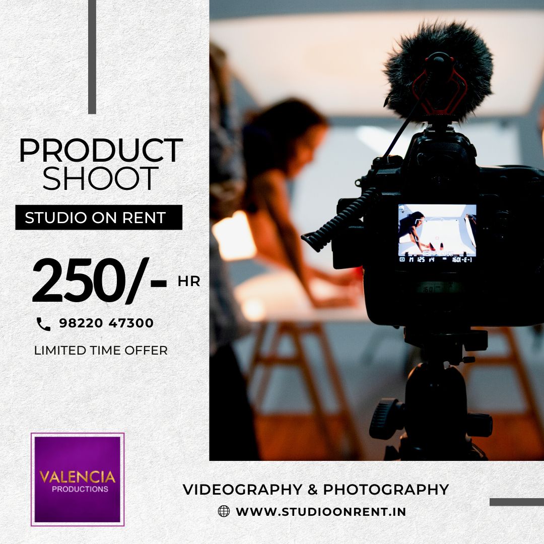 VALENCIA GROUP, Best studio for product shoot near me , studio on rent for product shoot in Pune , best studio on rent with all thé facilities on rent in Karve nagar , studio on rent for photo shoot in viman nagar